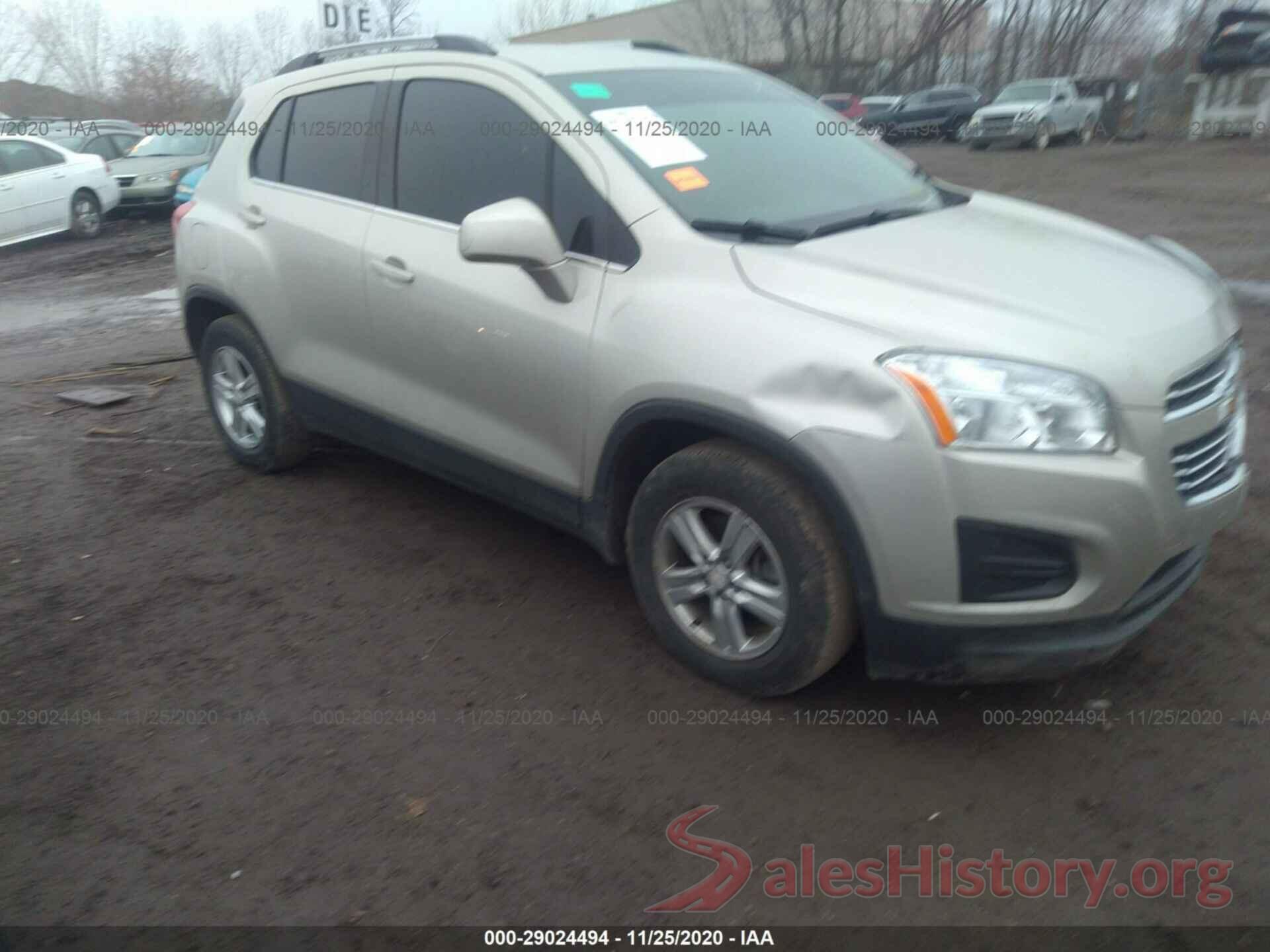 3GNCJLSB6GL280568 2016 CHEVROLET TRAX