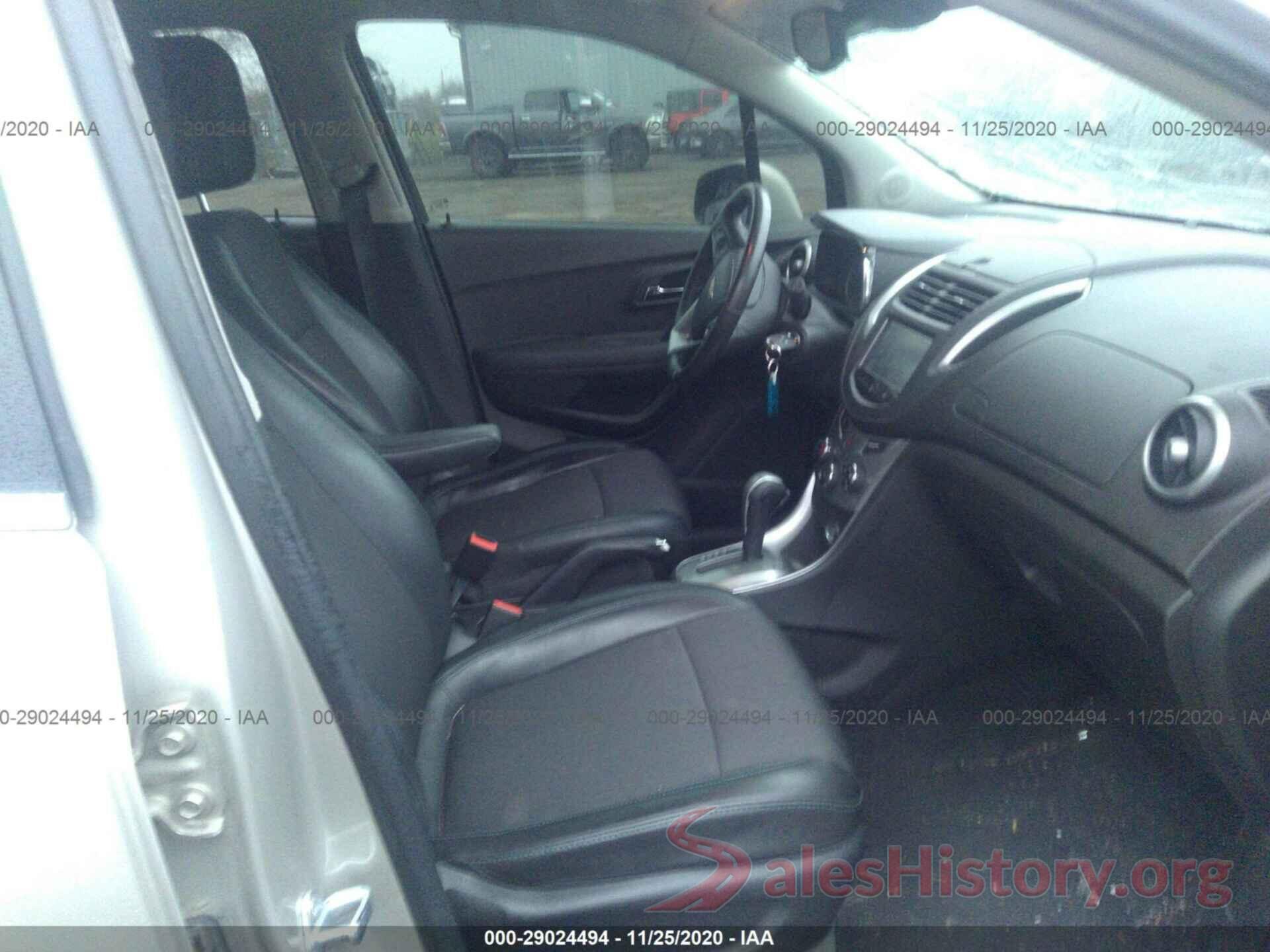 3GNCJLSB6GL280568 2016 CHEVROLET TRAX