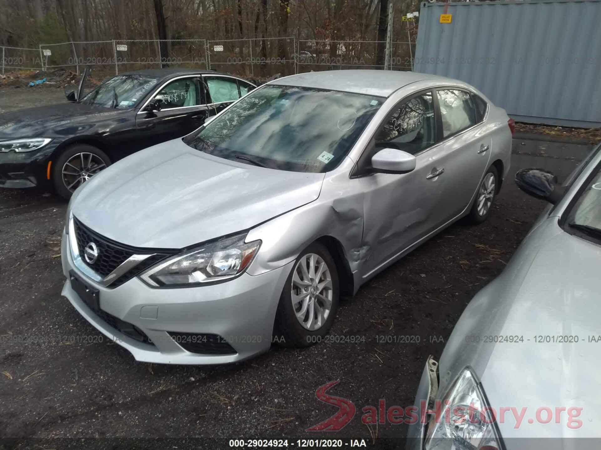 3N1AB7APXKY238498 2019 NISSAN SENTRA