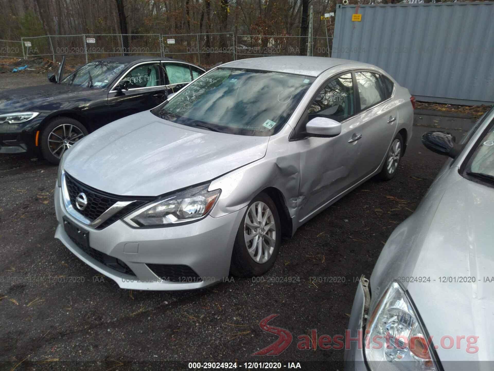 3N1AB7APXKY238498 2019 NISSAN SENTRA