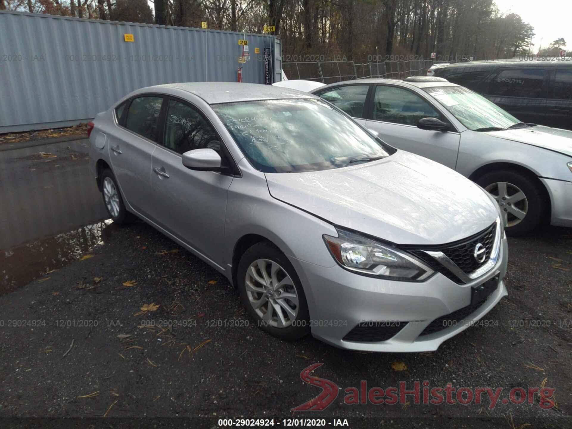 3N1AB7APXKY238498 2019 NISSAN SENTRA