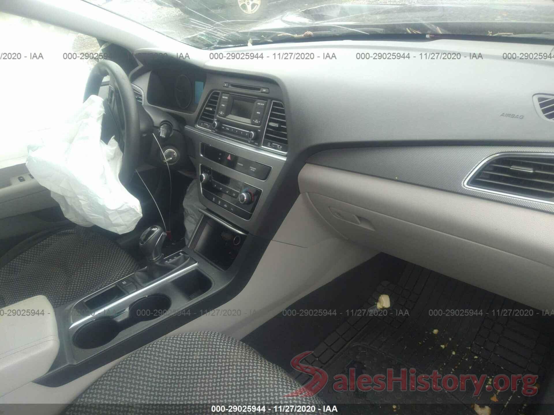 5NPE24AF7GH395432 2016 HYUNDAI SONATA