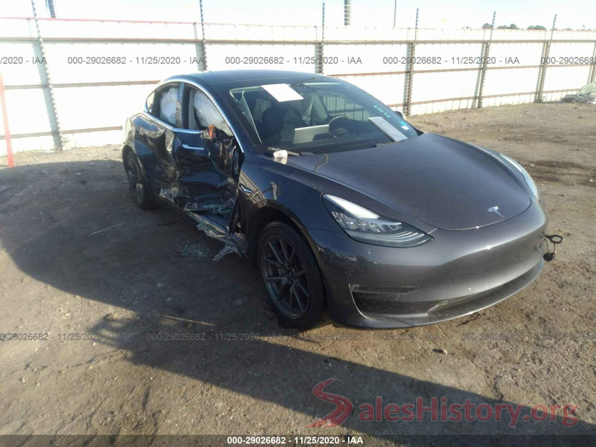 5YJ3E1EA7JF051651 2018 TESLA MODEL 3