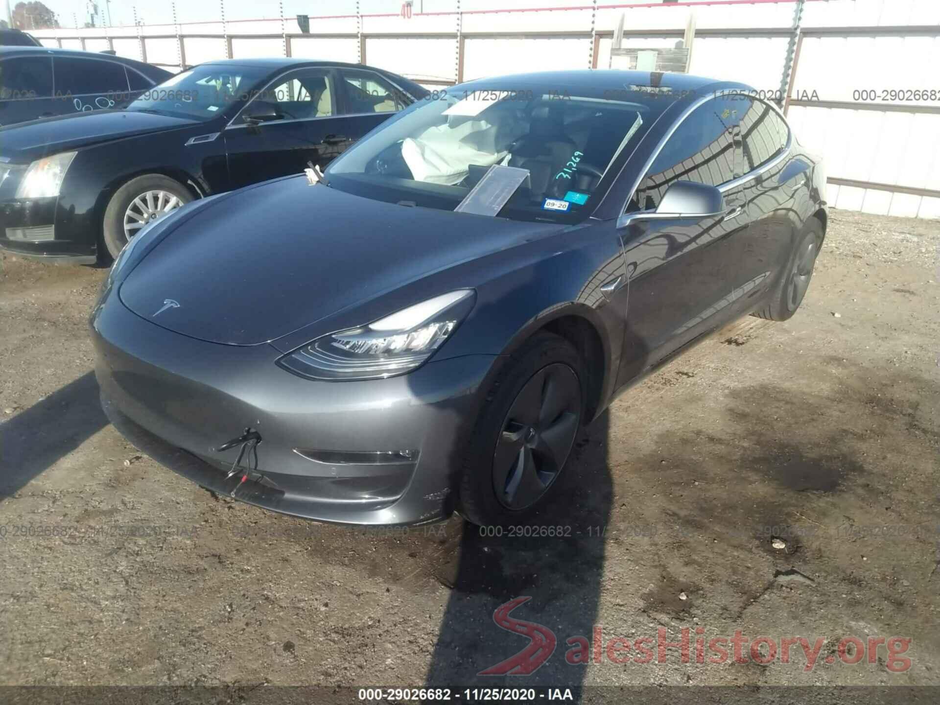 5YJ3E1EA7JF051651 2018 TESLA MODEL 3