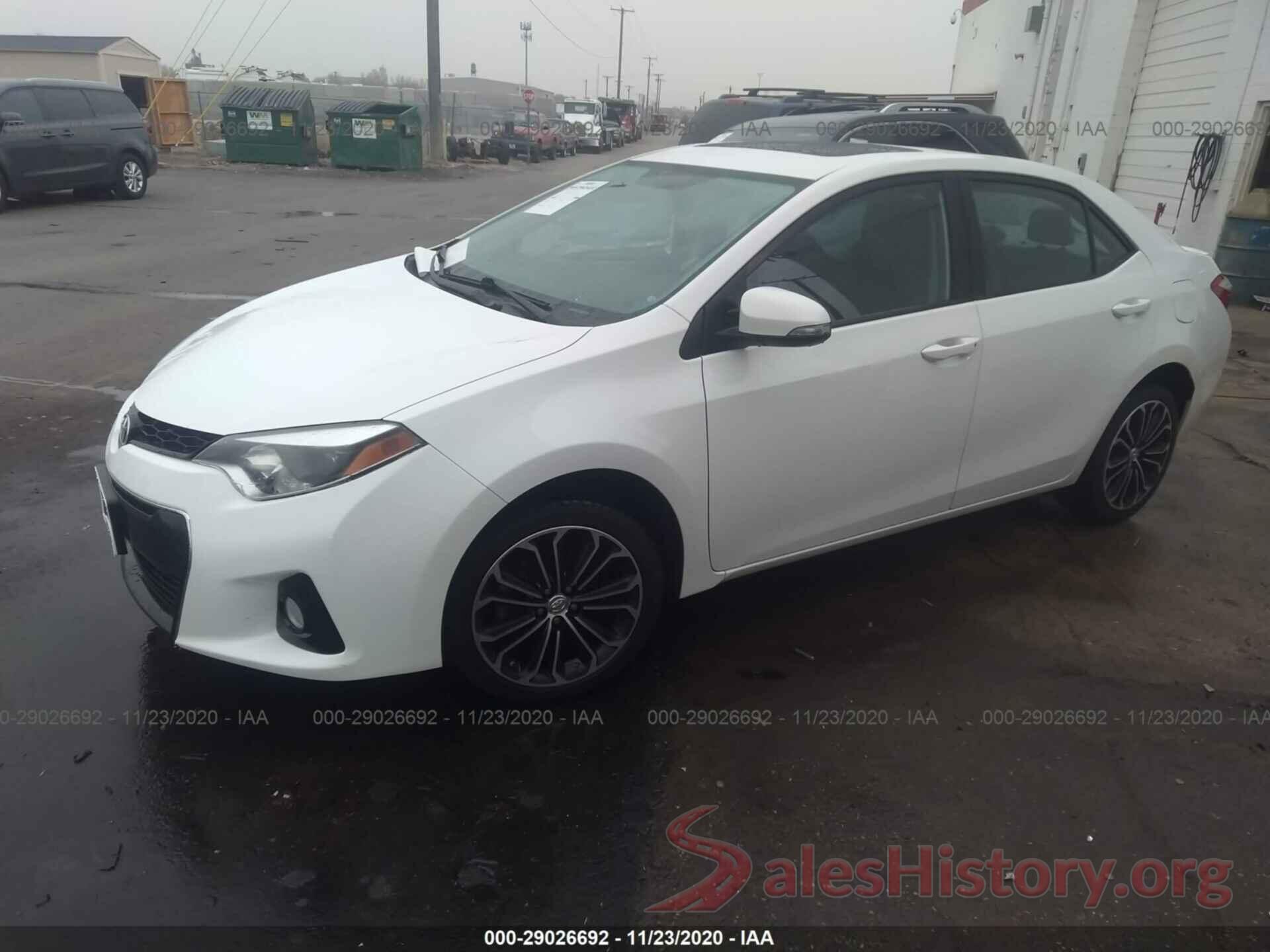 2T1BURHEXGC519154 2016 TOYOTA COROLLA