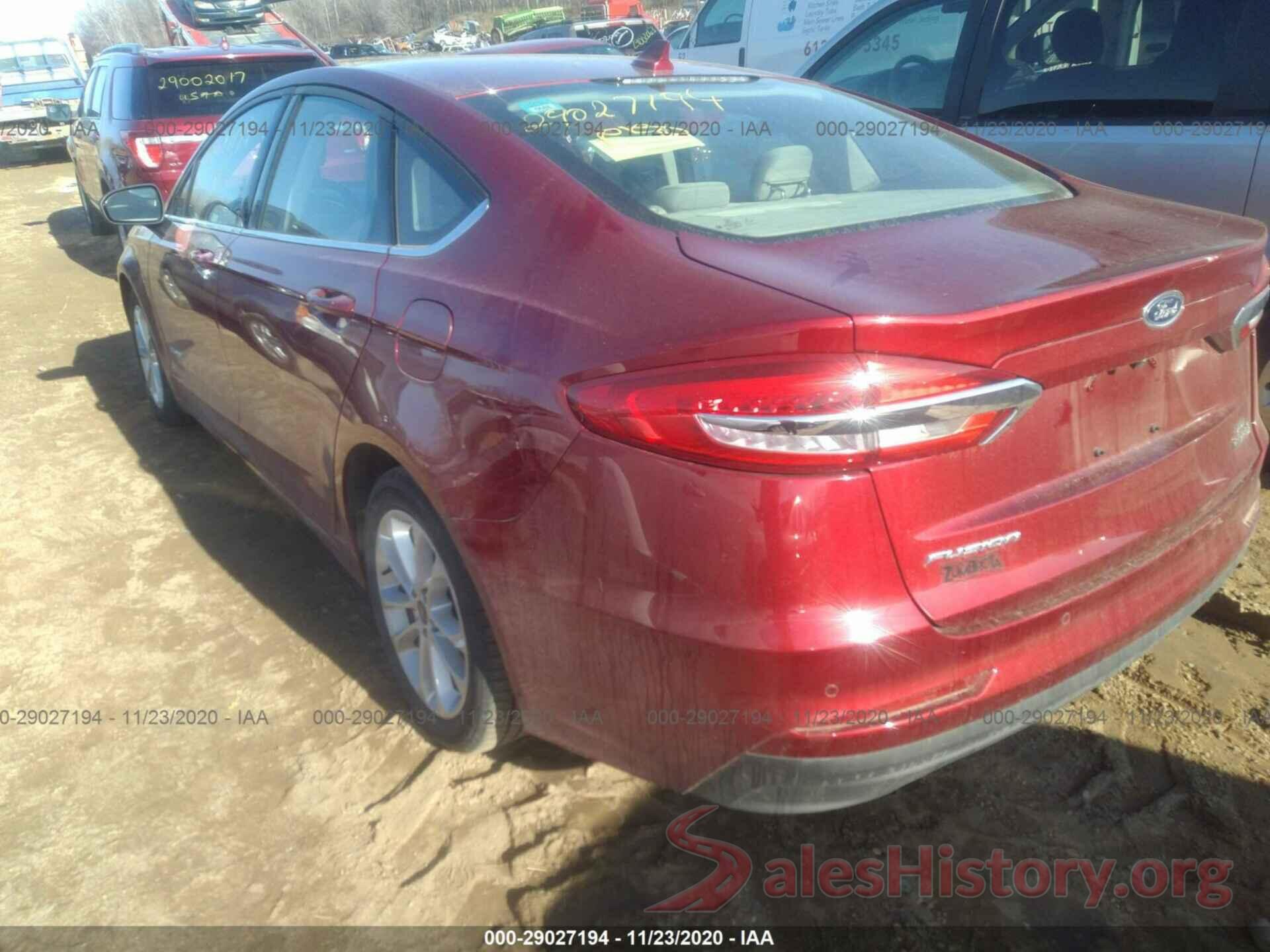 3FA6P0LU8KR242676 2019 FORD FUSION HYBRID