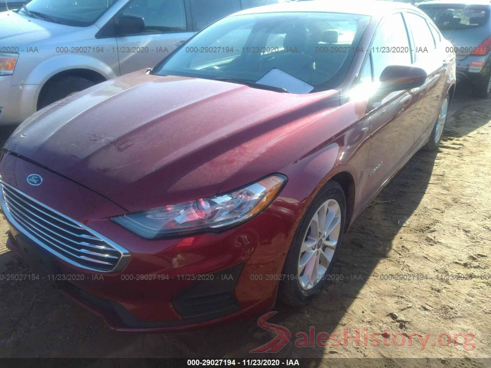 3FA6P0LU8KR242676 2019 FORD FUSION HYBRID