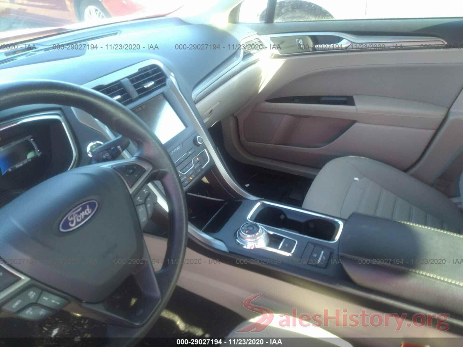 3FA6P0LU8KR242676 2019 FORD FUSION HYBRID