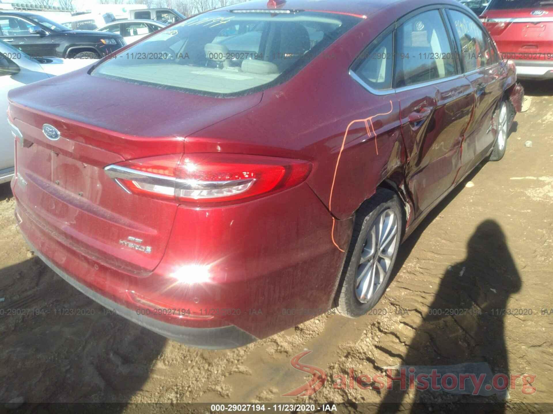 3FA6P0LU8KR242676 2019 FORD FUSION HYBRID