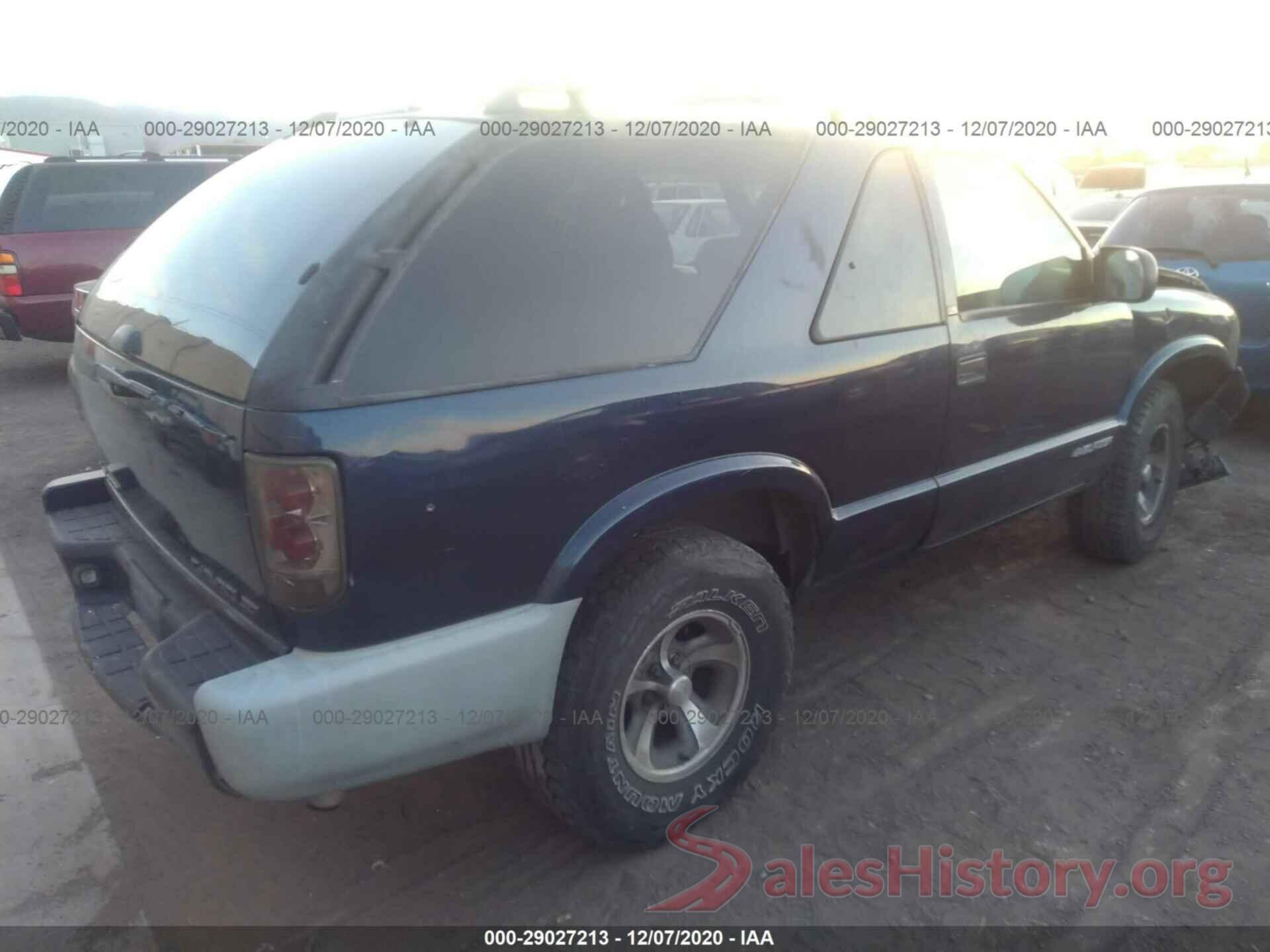 1GNCS18W02K181038 2002 CHEVROLET BLAZER