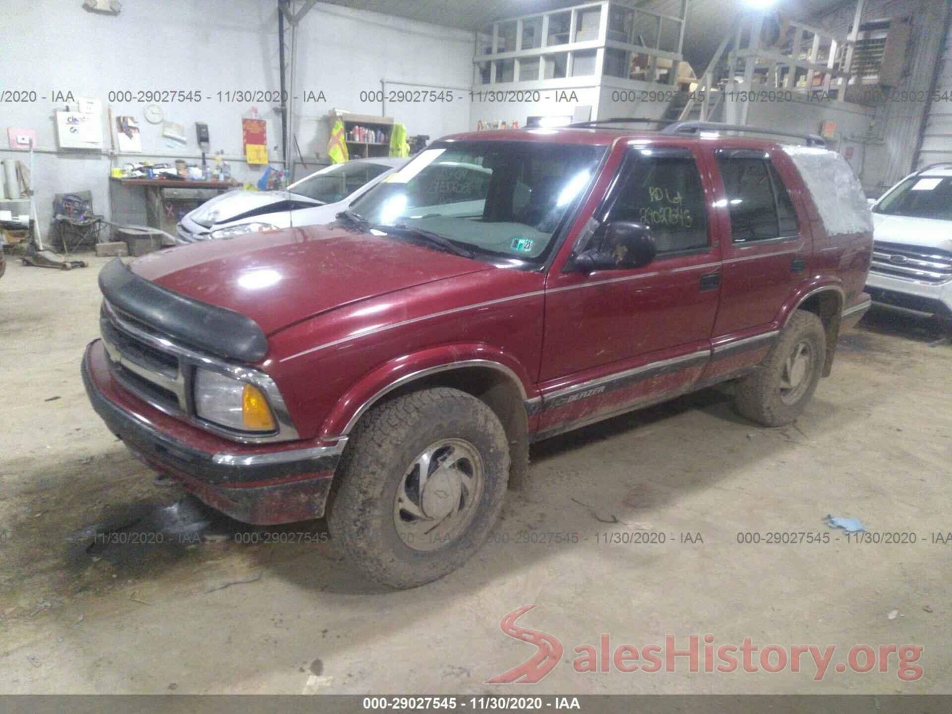 1GNDT13W1V2188464 1997 CHEVROLET BLAZER