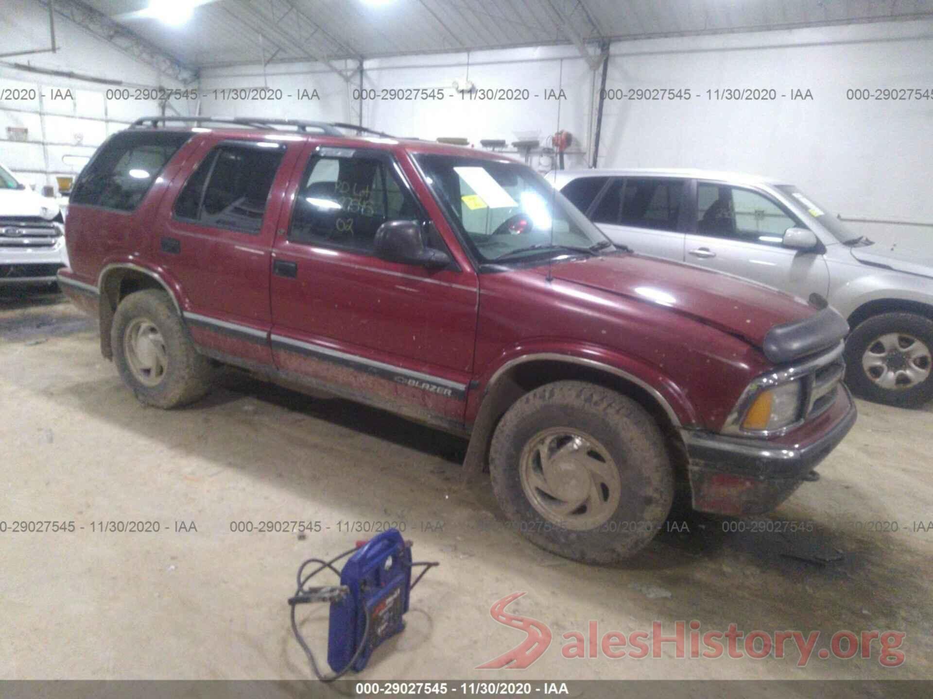 1GNDT13W1V2188464 1997 CHEVROLET BLAZER