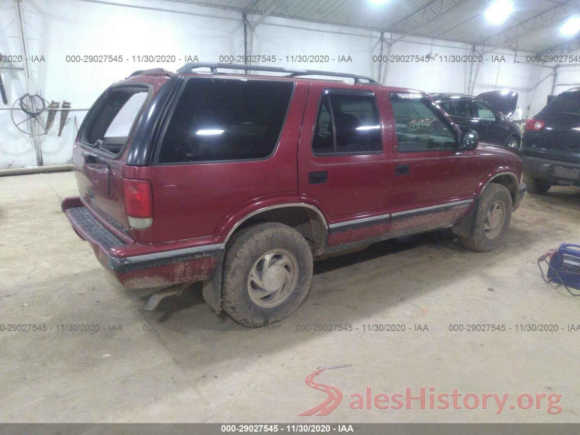 1GNDT13W1V2188464 1997 CHEVROLET BLAZER