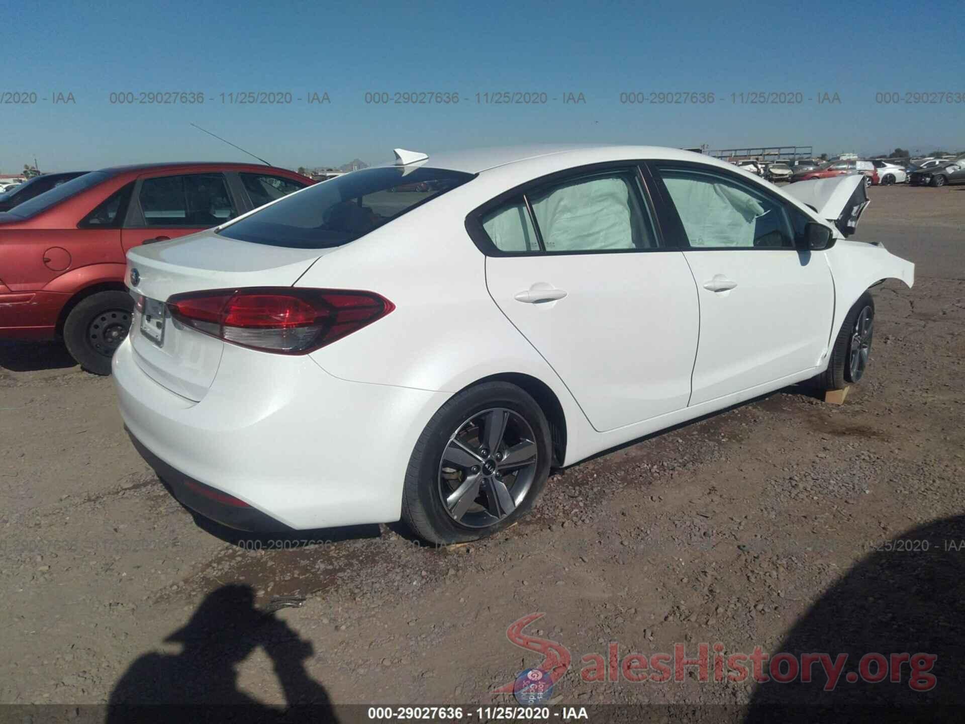 3KPFL4A72JE170938 2018 KIA FORTE