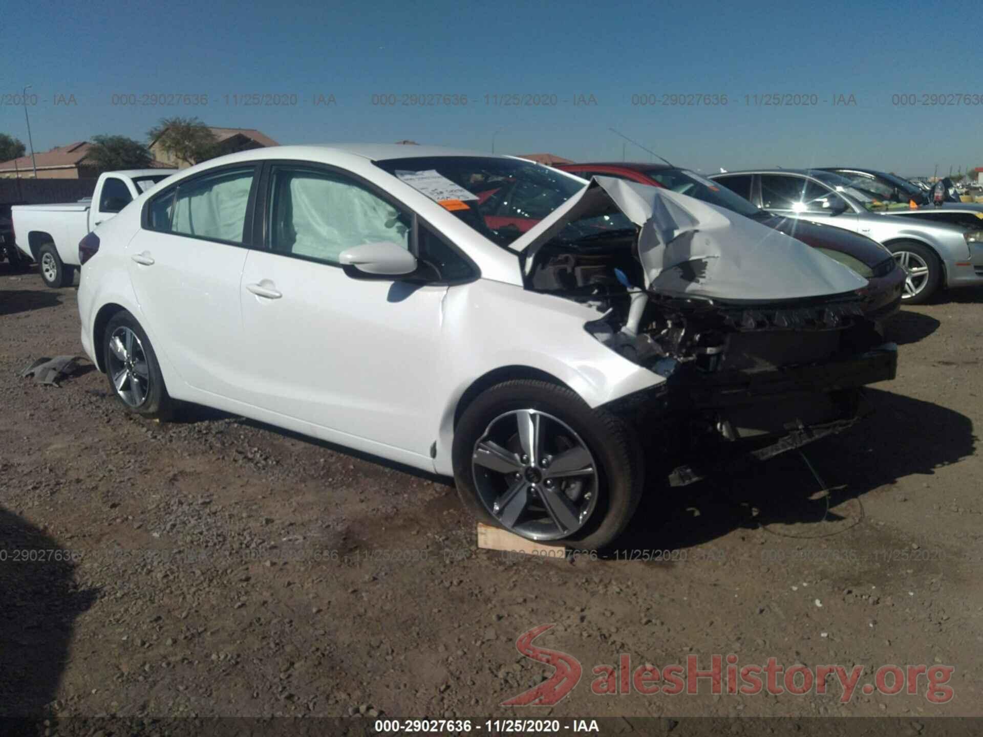 3KPFL4A72JE170938 2018 KIA FORTE