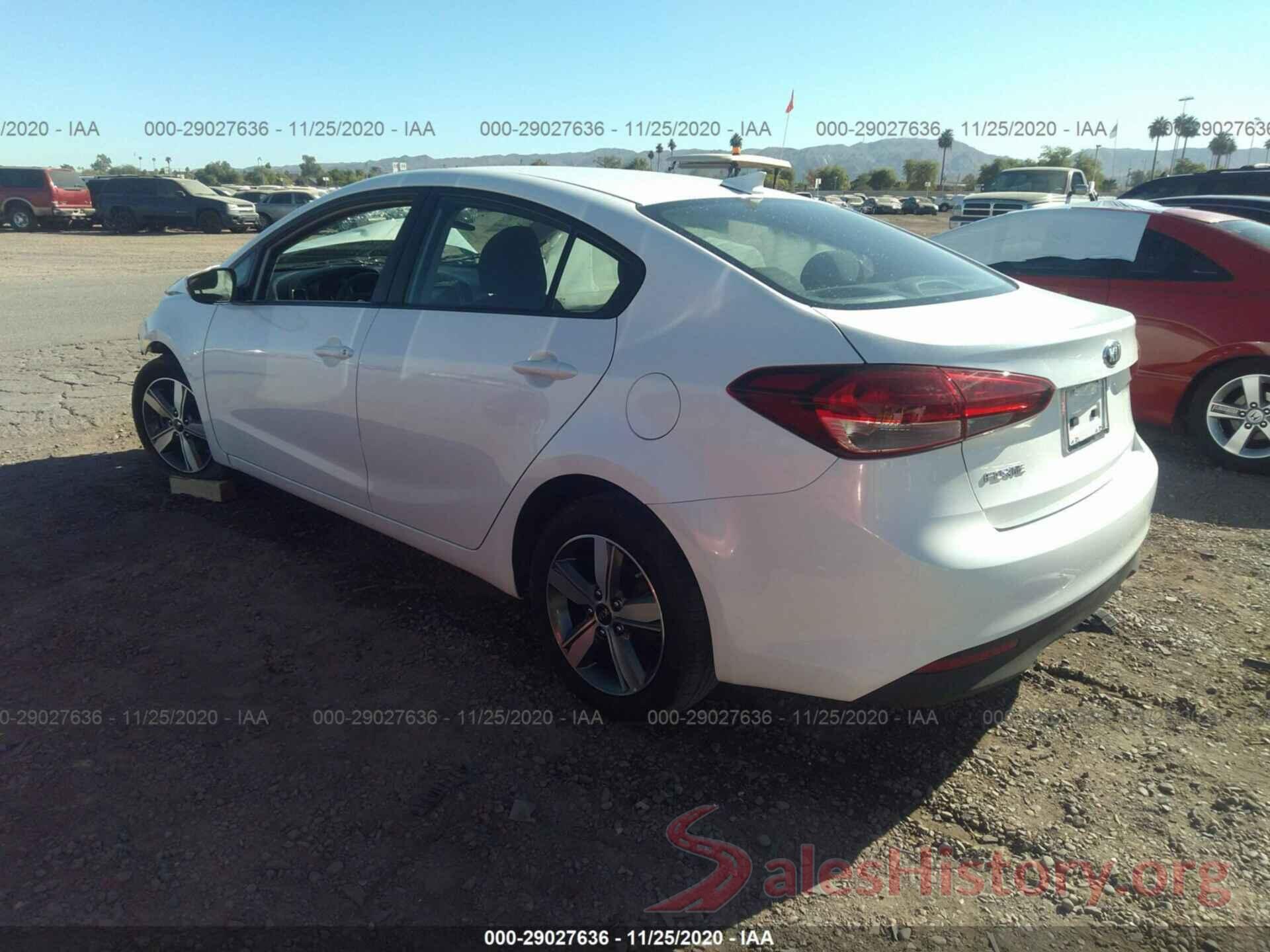 3KPFL4A72JE170938 2018 KIA FORTE