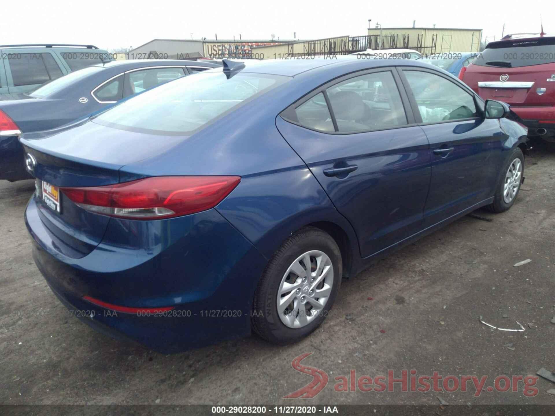 5NPD74LF6HH132702 2017 HYUNDAI ELANTRA