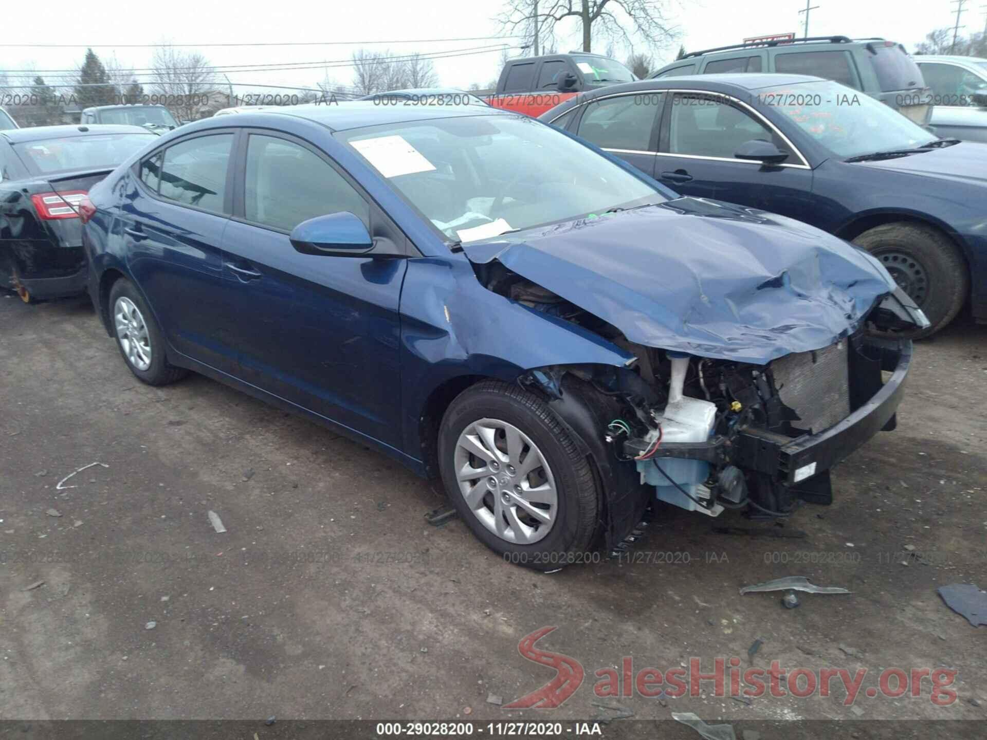 5NPD74LF6HH132702 2017 HYUNDAI ELANTRA