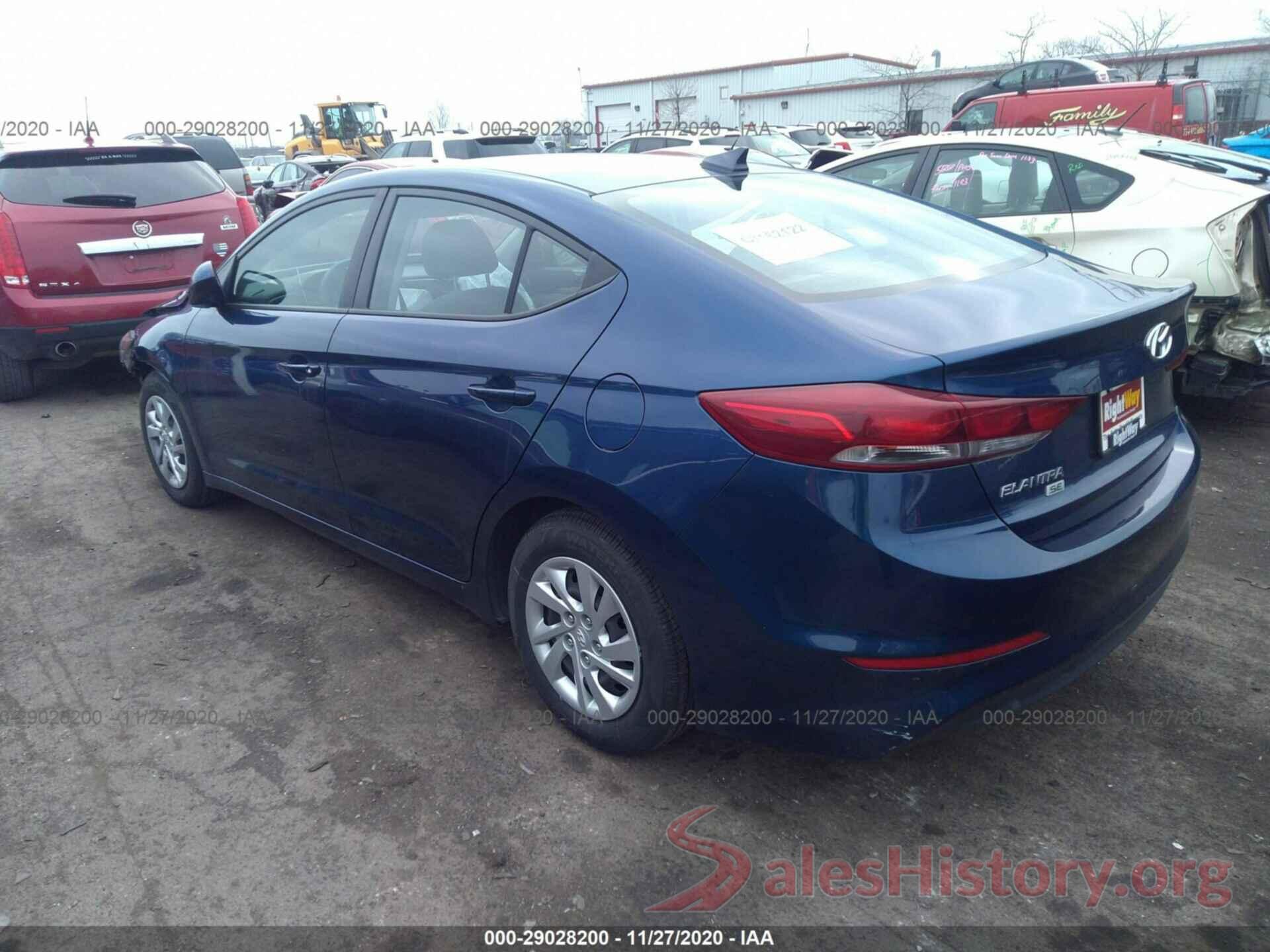 5NPD74LF6HH132702 2017 HYUNDAI ELANTRA