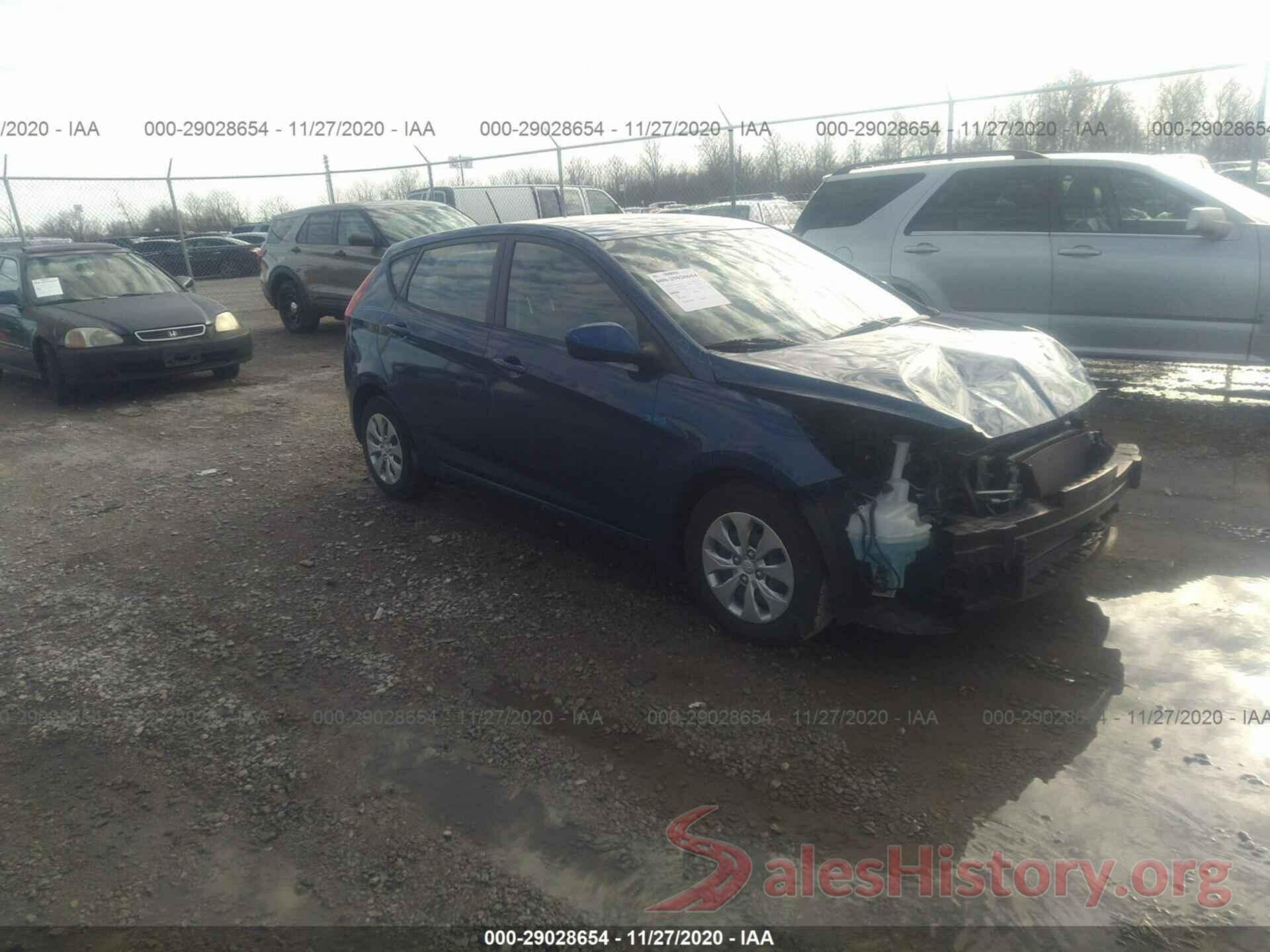 KMHCT5AE6GU288066 2016 HYUNDAI ACCENT