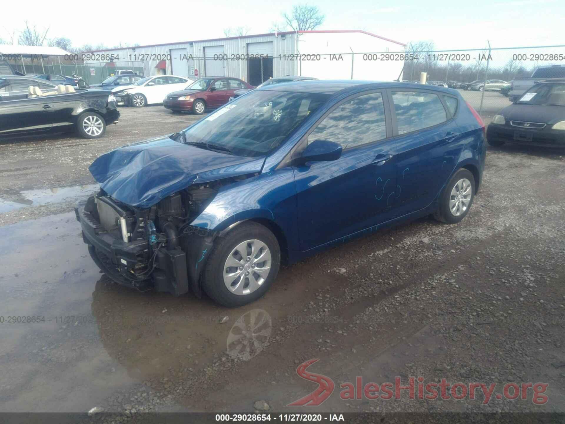 KMHCT5AE6GU288066 2016 HYUNDAI ACCENT