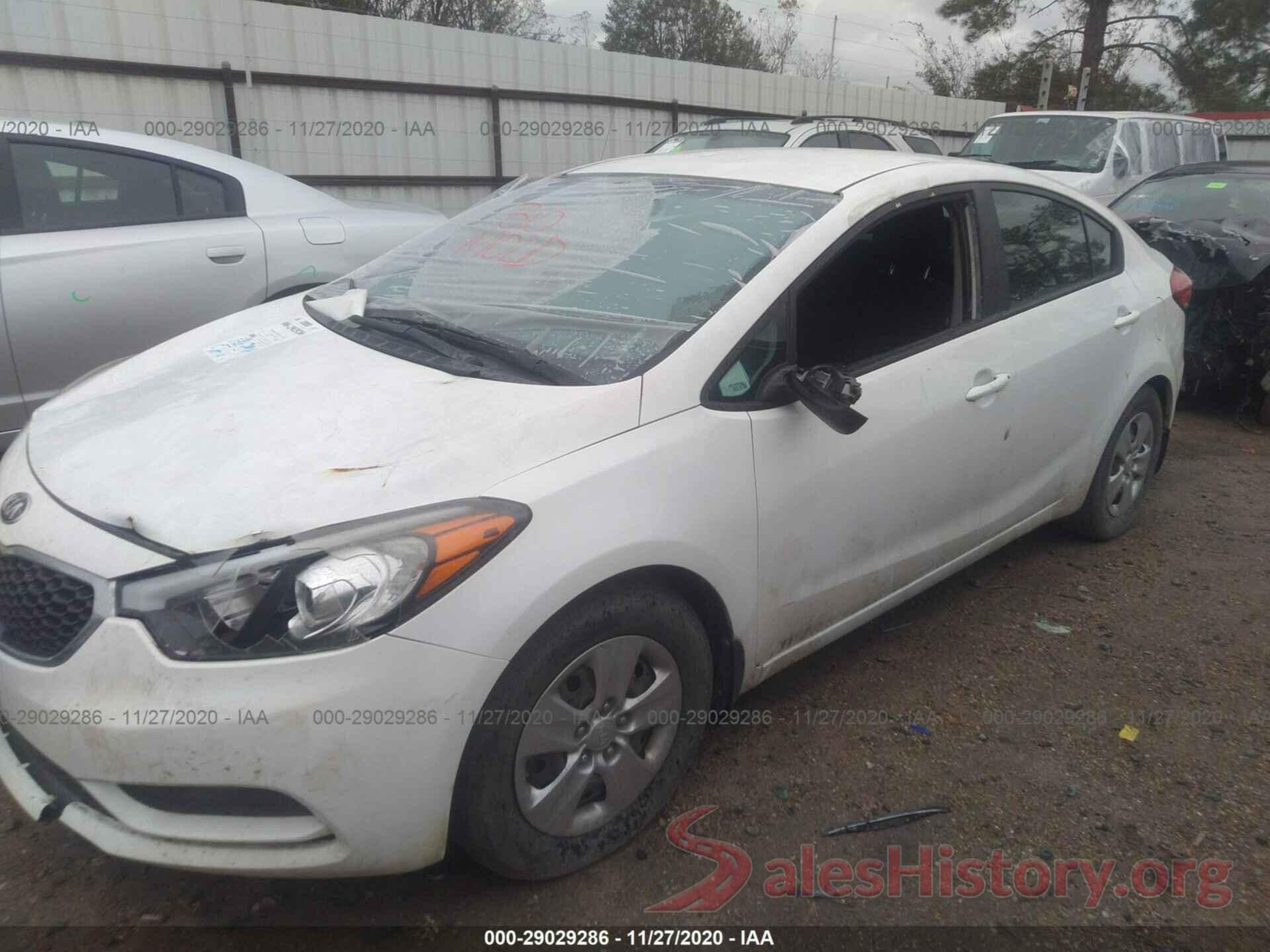 KNAFK4A65G5554482 2016 KIA FORTE