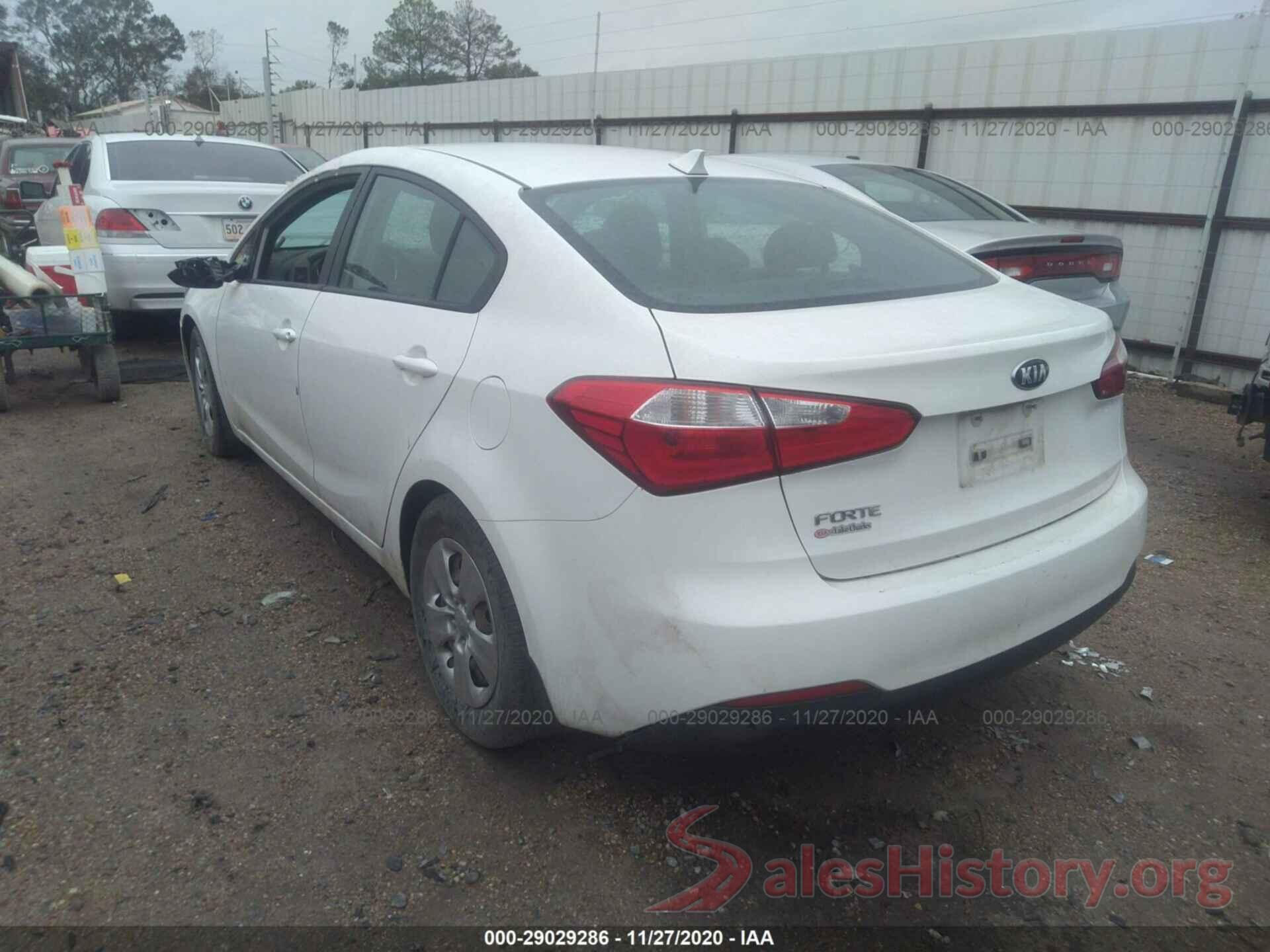 KNAFK4A65G5554482 2016 KIA FORTE