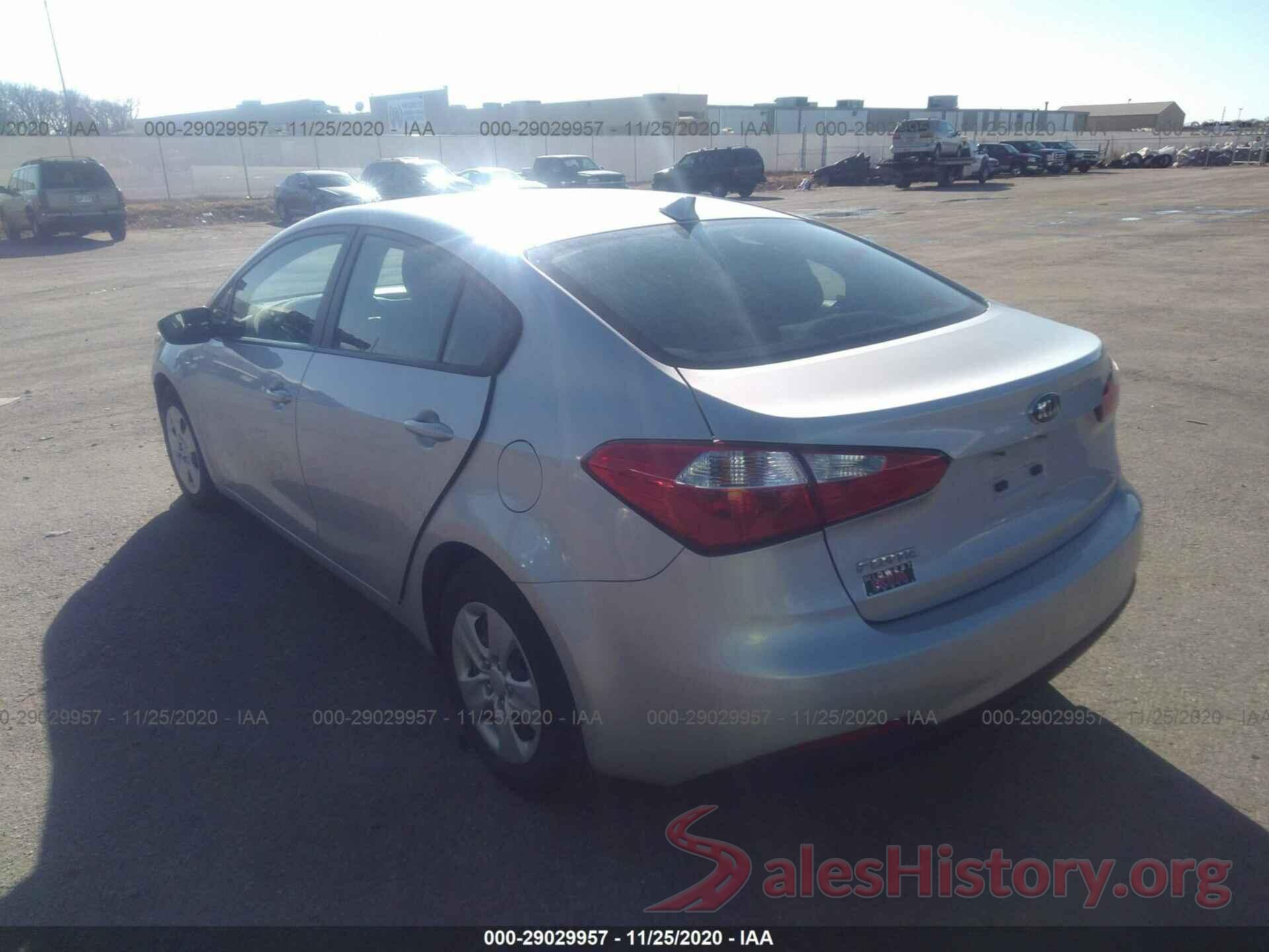 KNAFK4A64G5538631 2016 KIA FORTE