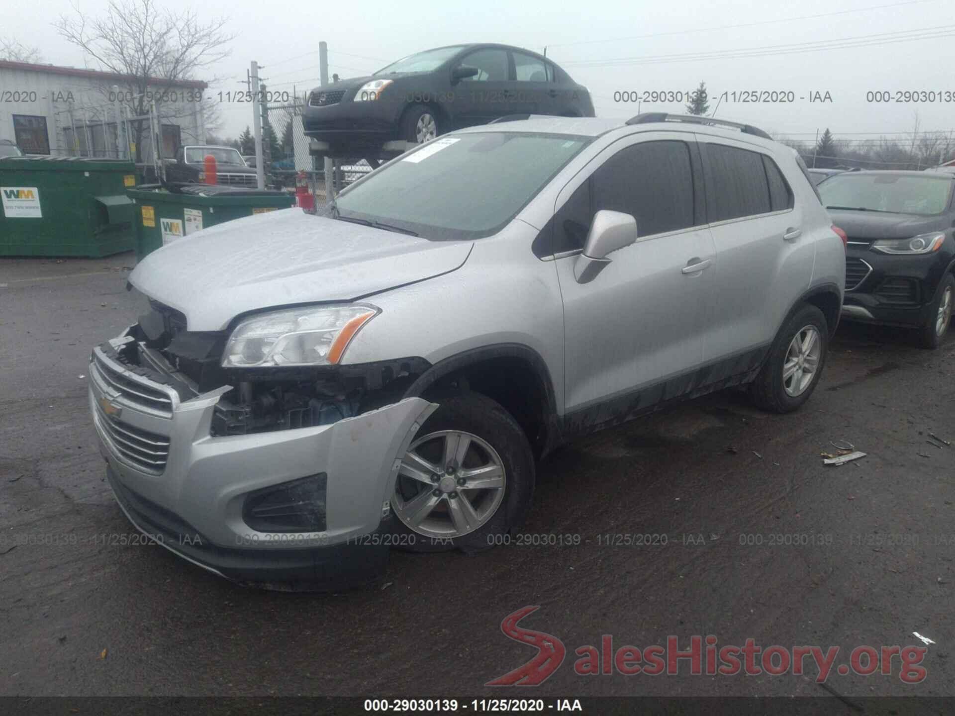 3GNCJLSBXGL263112 2016 CHEVROLET TRAX