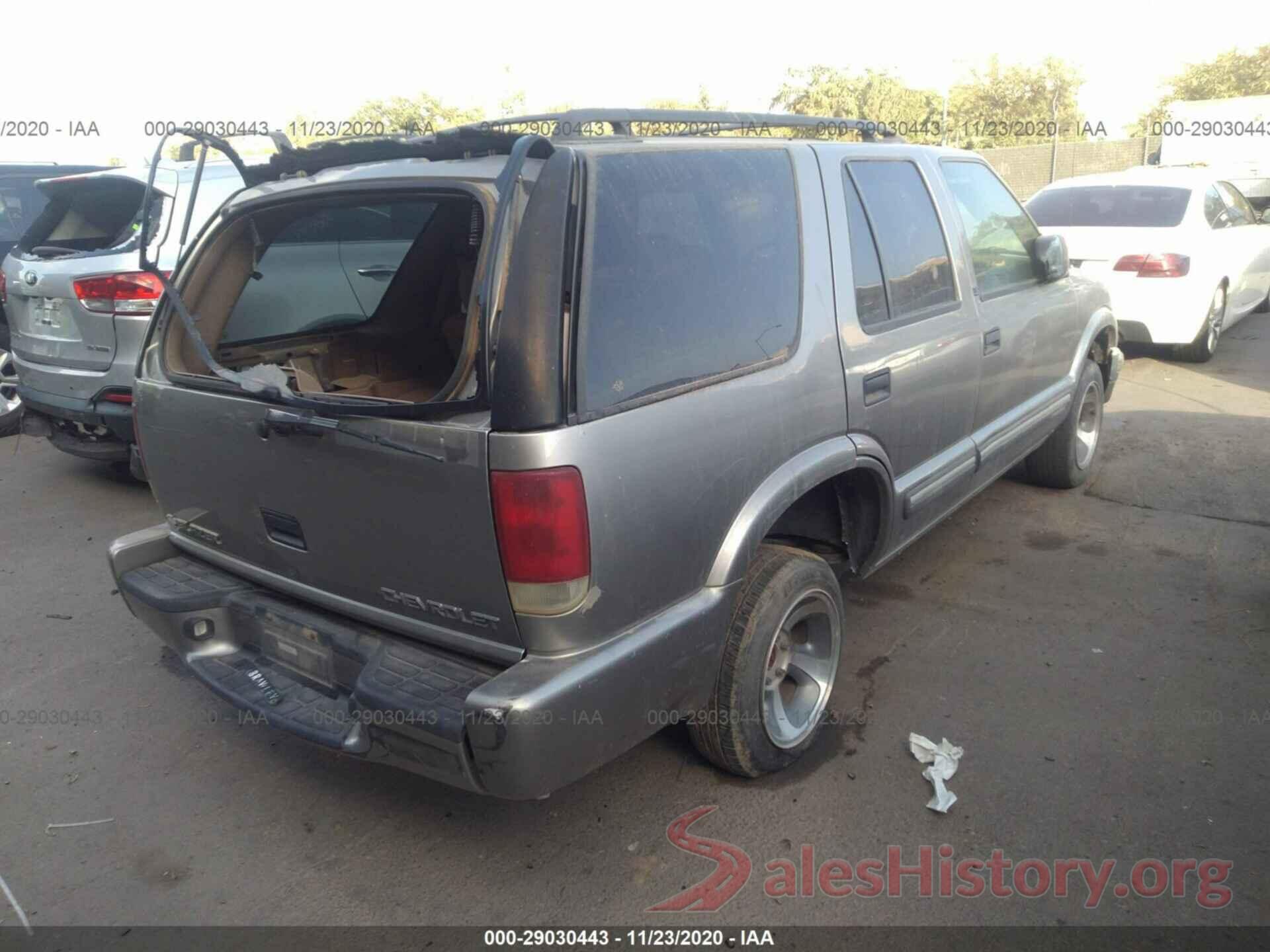 1GNCS13W9Y2393498 2000 CHEVROLET BLAZER