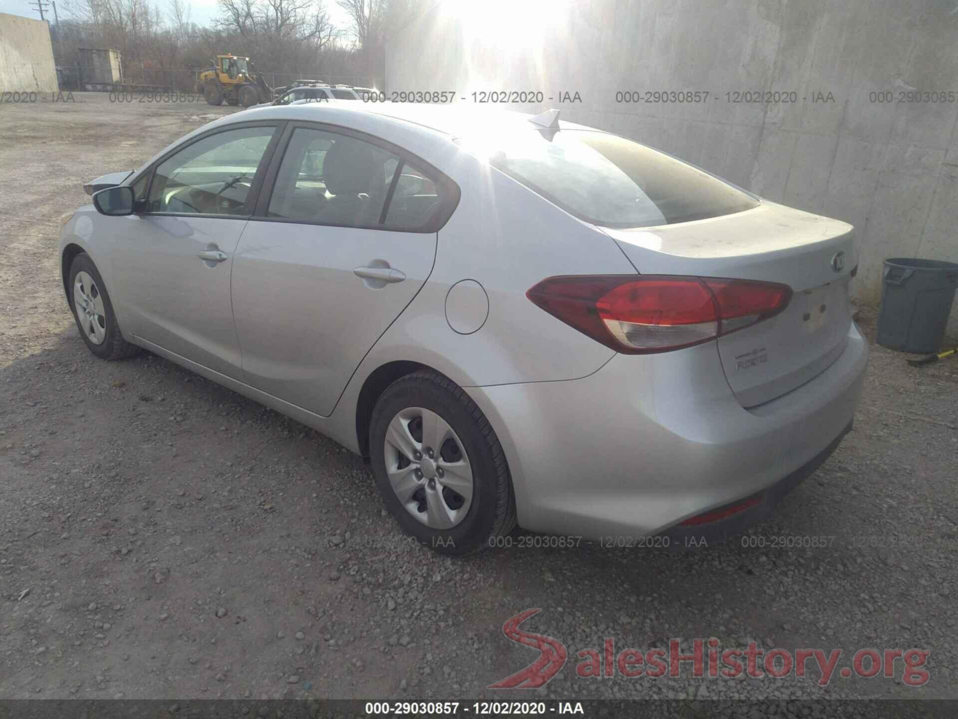 3KPFK4A76HE130407 2017 KIA FORTE