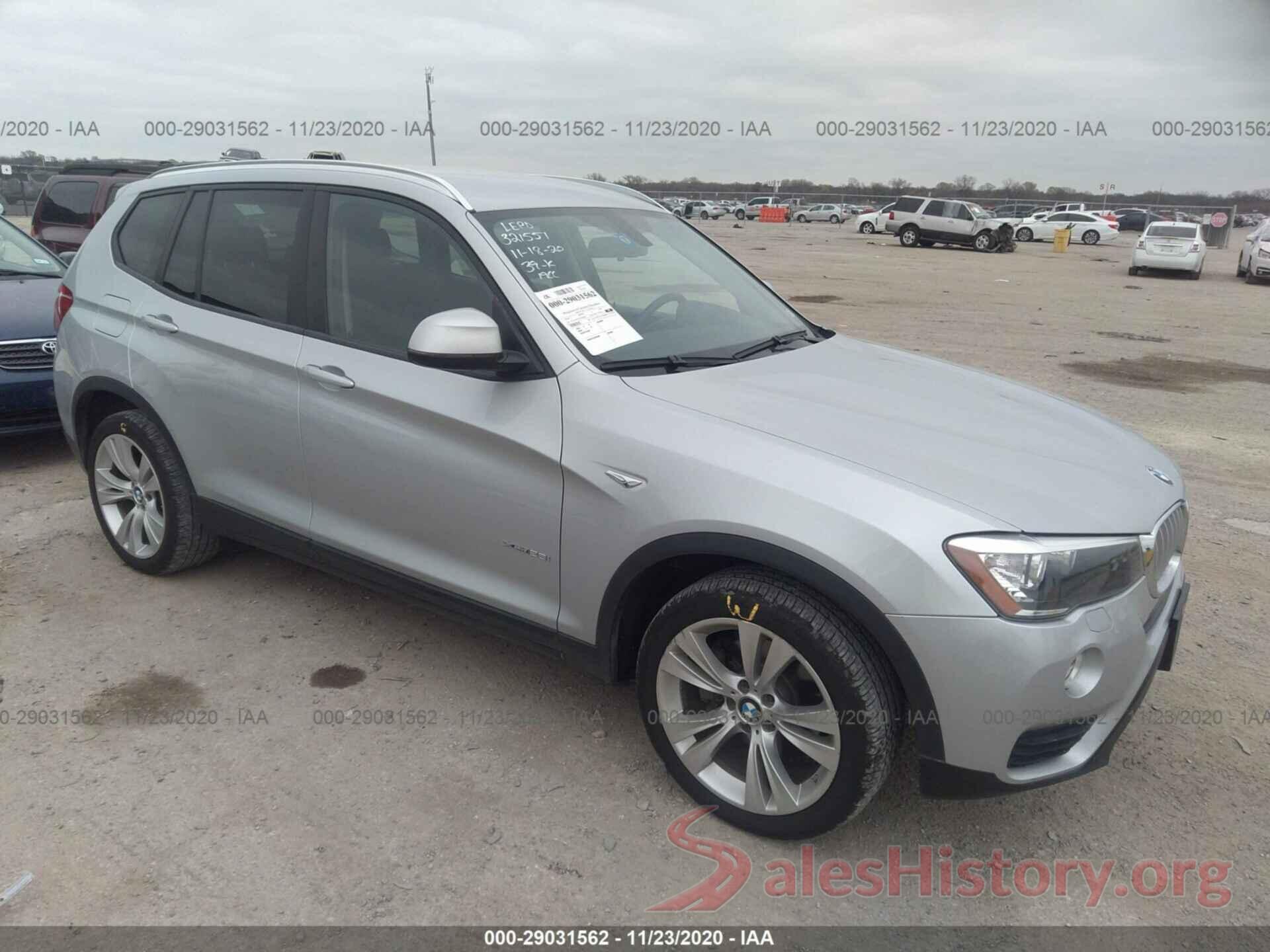 5UXWX9C50G0D89669 2016 BMW X3