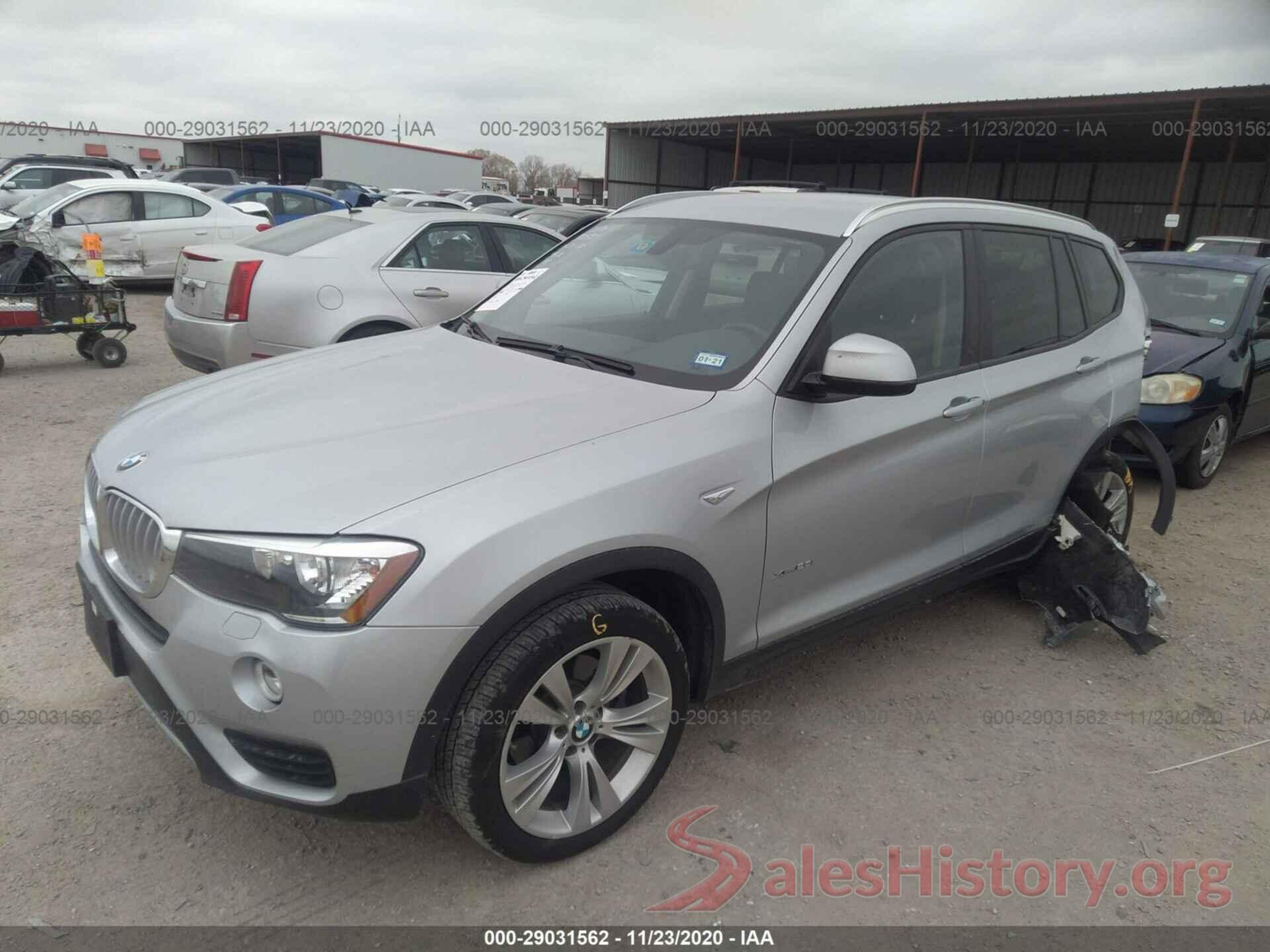 5UXWX9C50G0D89669 2016 BMW X3