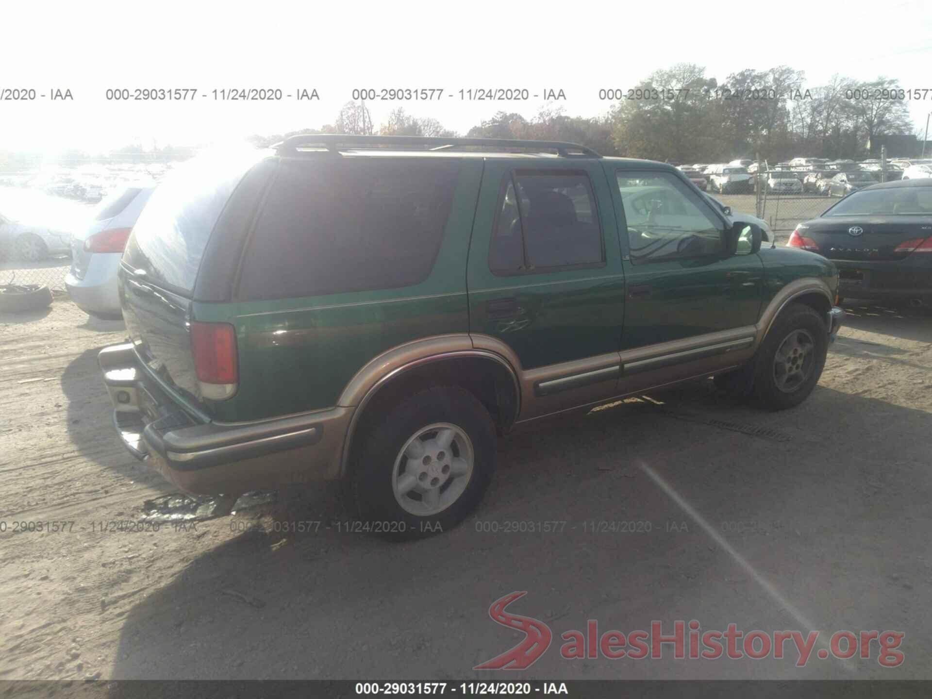 1GNDT13W3X2217532 1999 CHEVROLET BLAZER