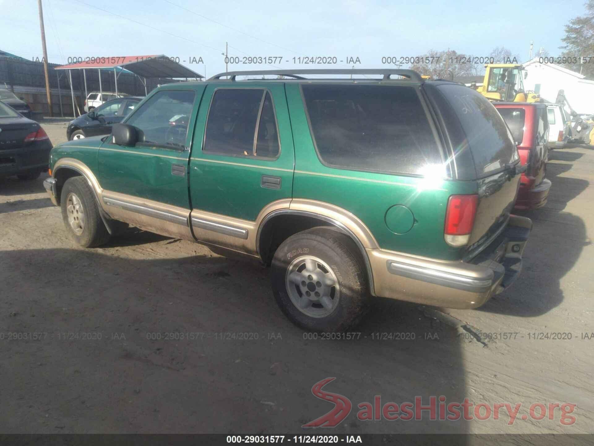 1GNDT13W3X2217532 1999 CHEVROLET BLAZER