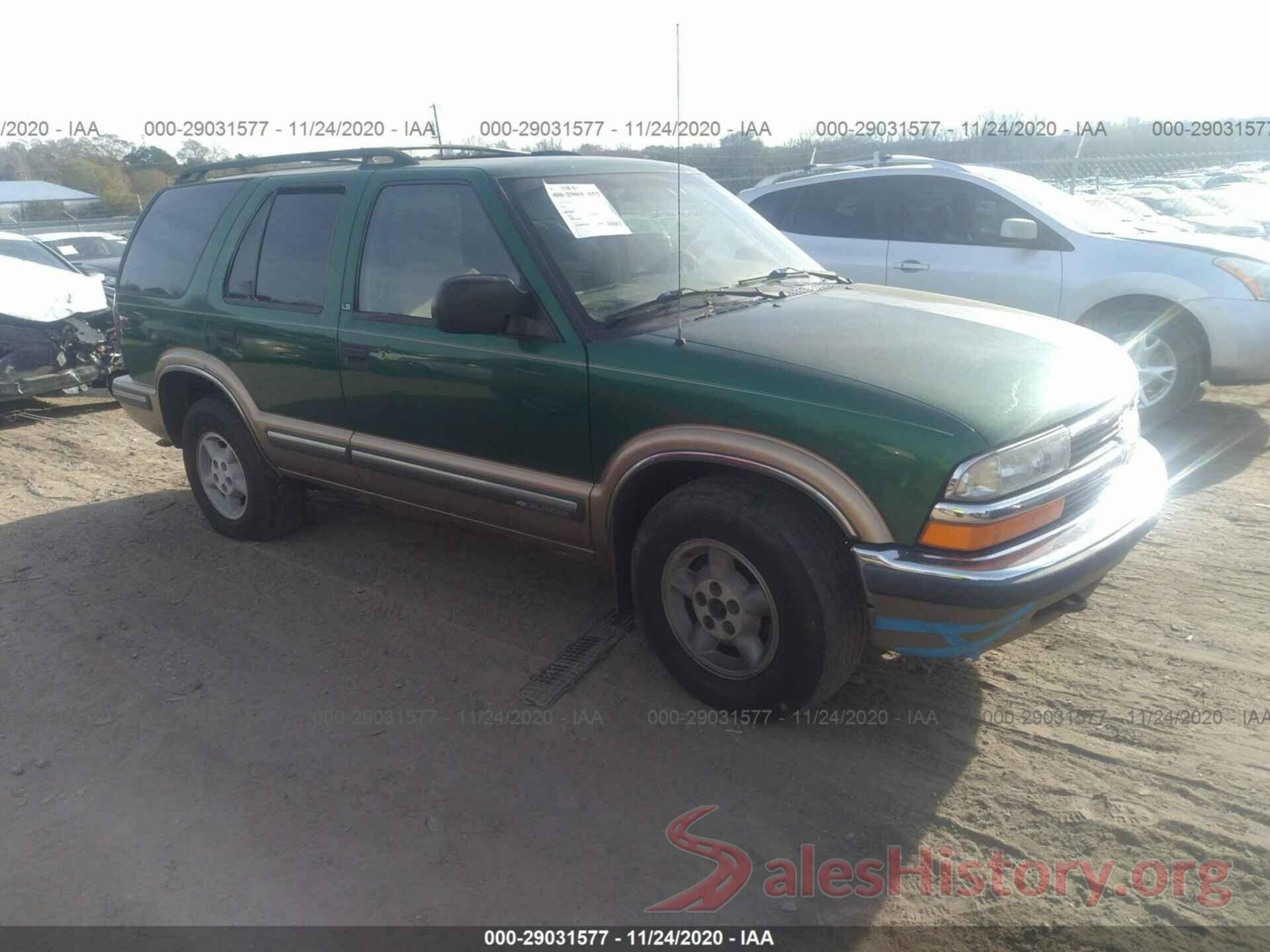 1GNDT13W3X2217532 1999 CHEVROLET BLAZER