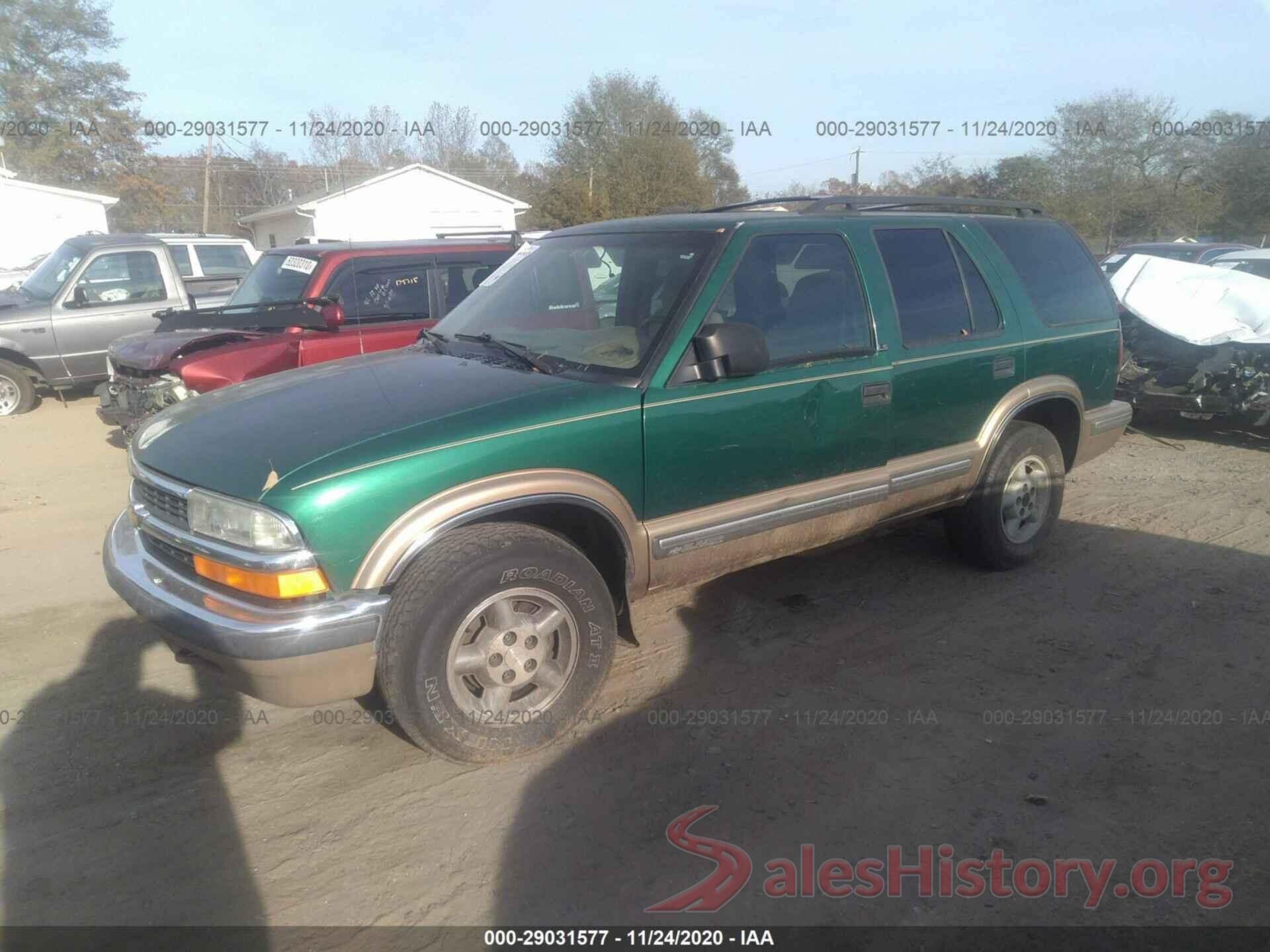 1GNDT13W3X2217532 1999 CHEVROLET BLAZER