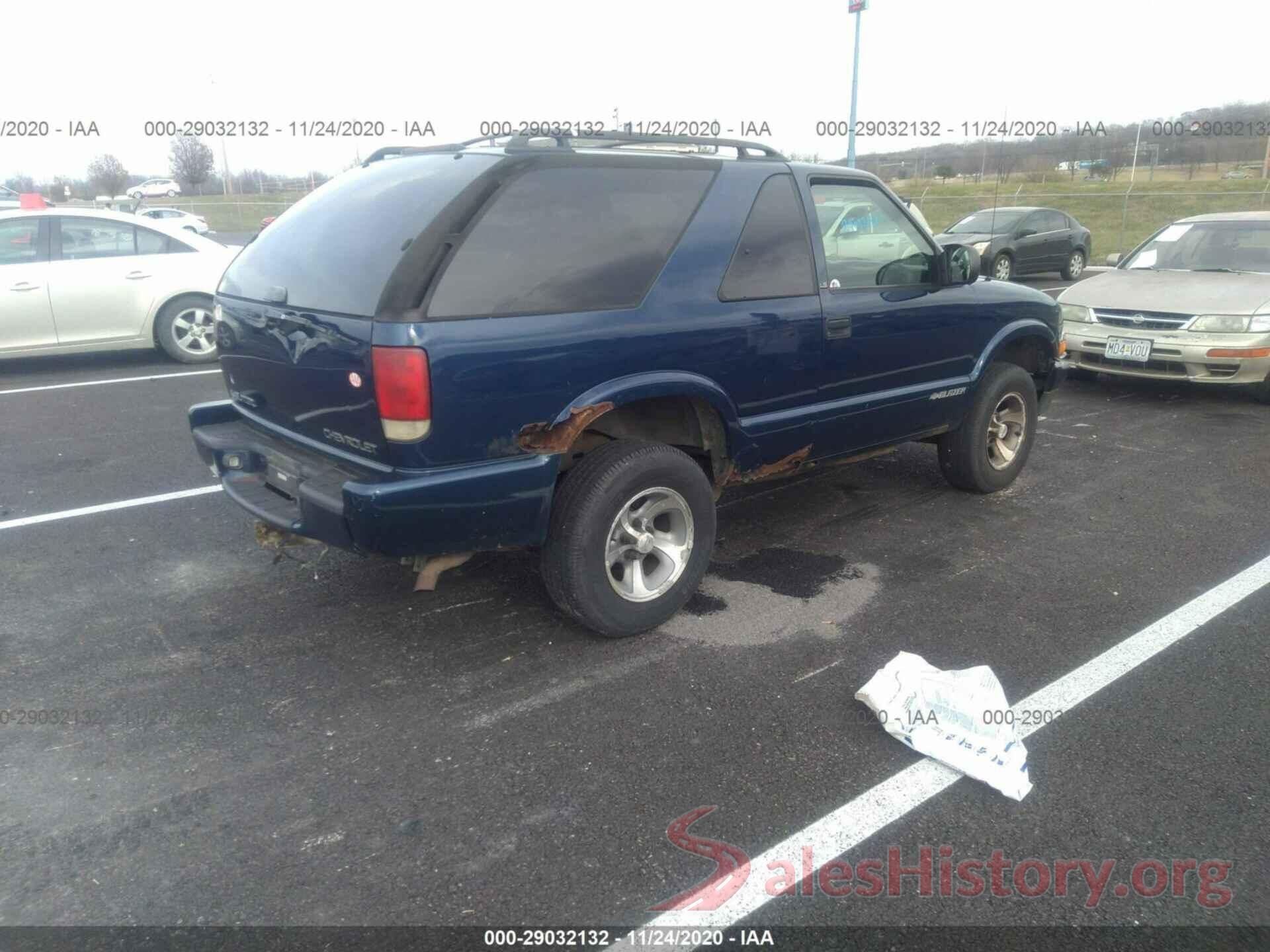 1GNCS18W71K169869 2001 CHEVROLET BLAZER