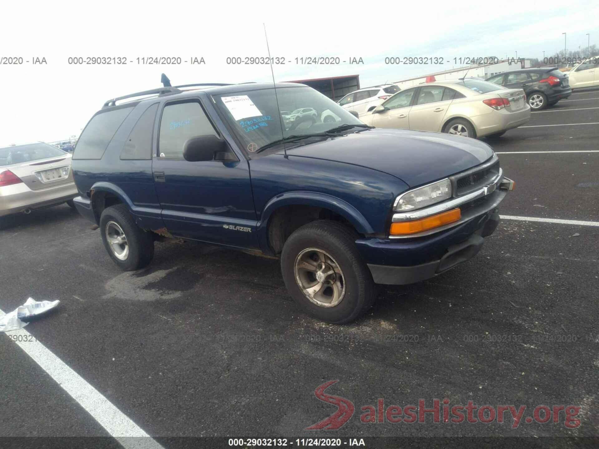 1GNCS18W71K169869 2001 CHEVROLET BLAZER