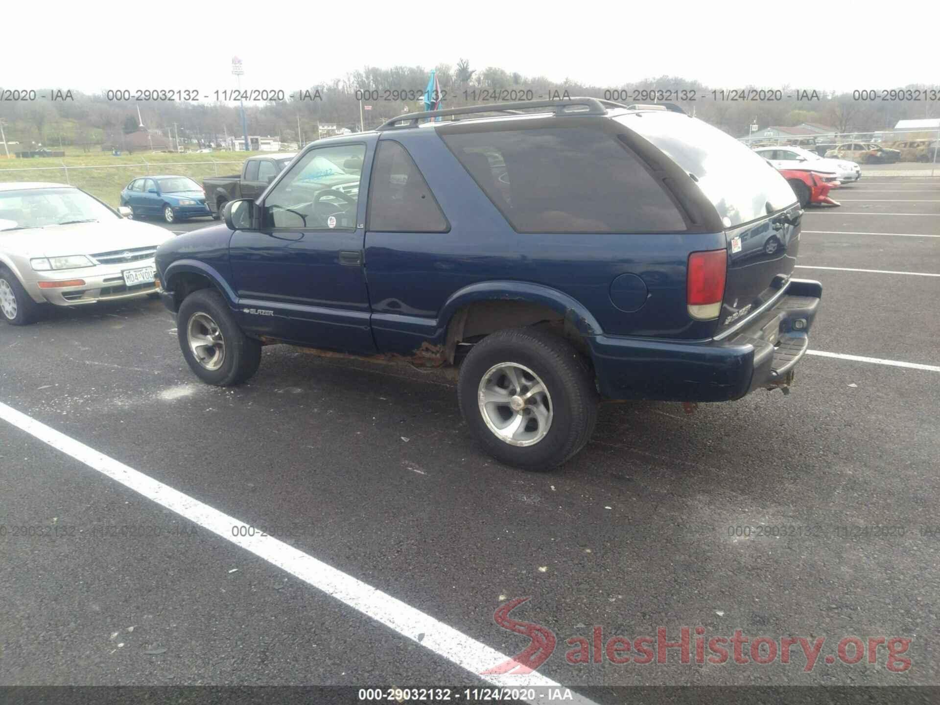 1GNCS18W71K169869 2001 CHEVROLET BLAZER