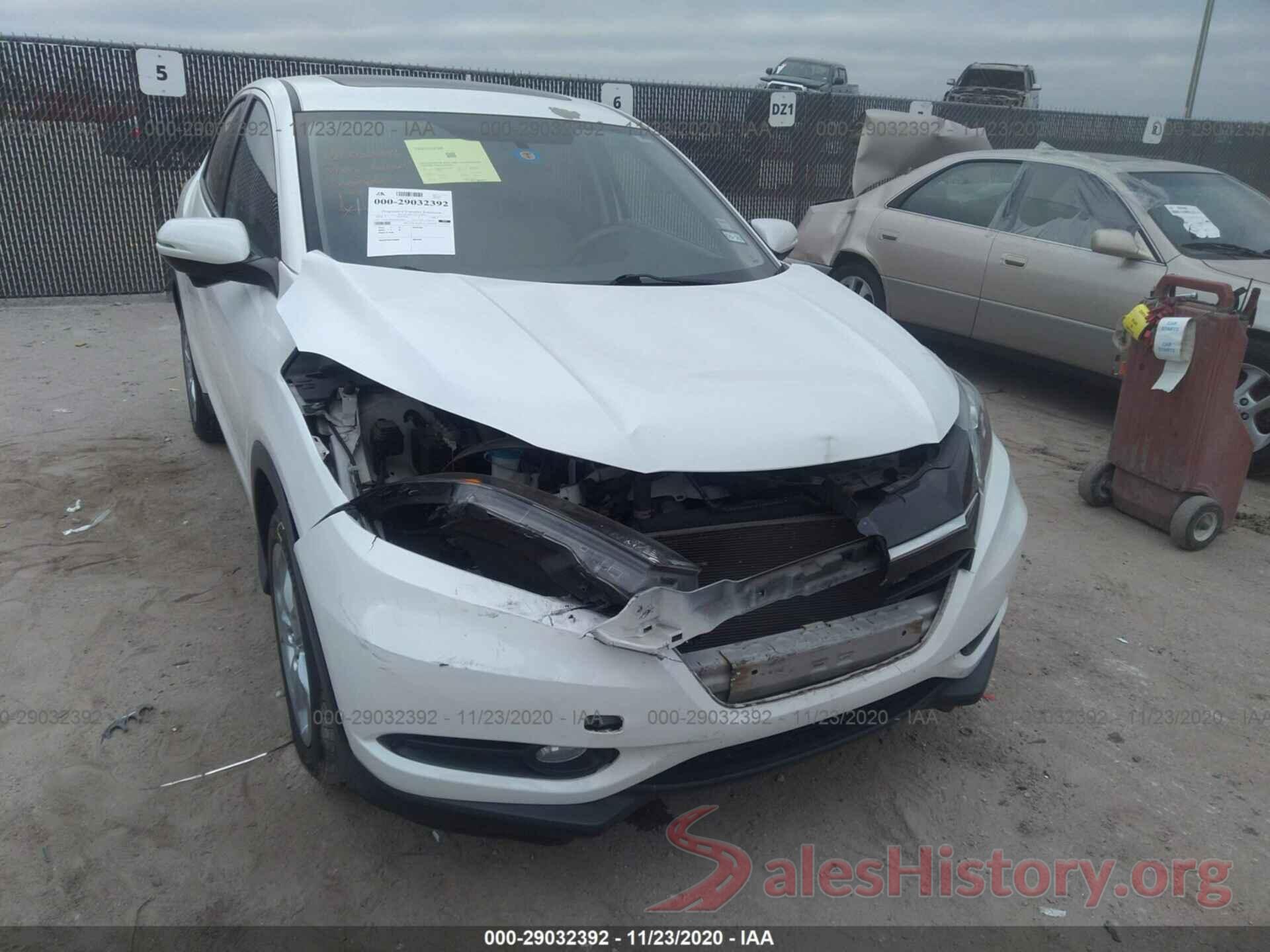 3CZRU6H50GM722908 2016 HONDA HR-V