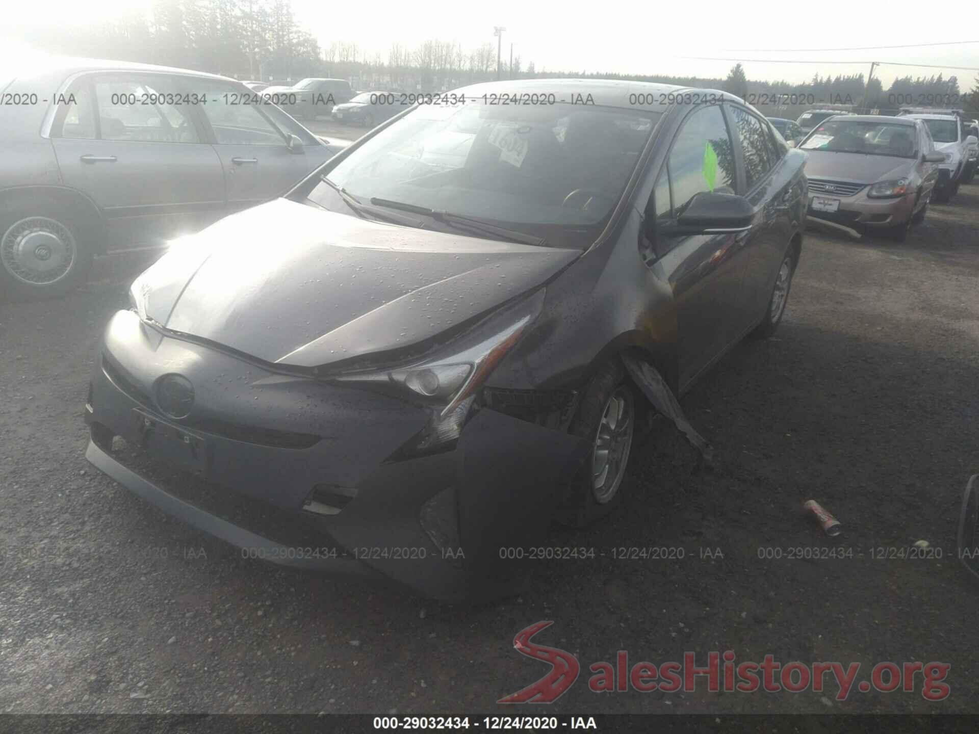 JTDKBRFU3G3020124 2016 TOYOTA PRIUS