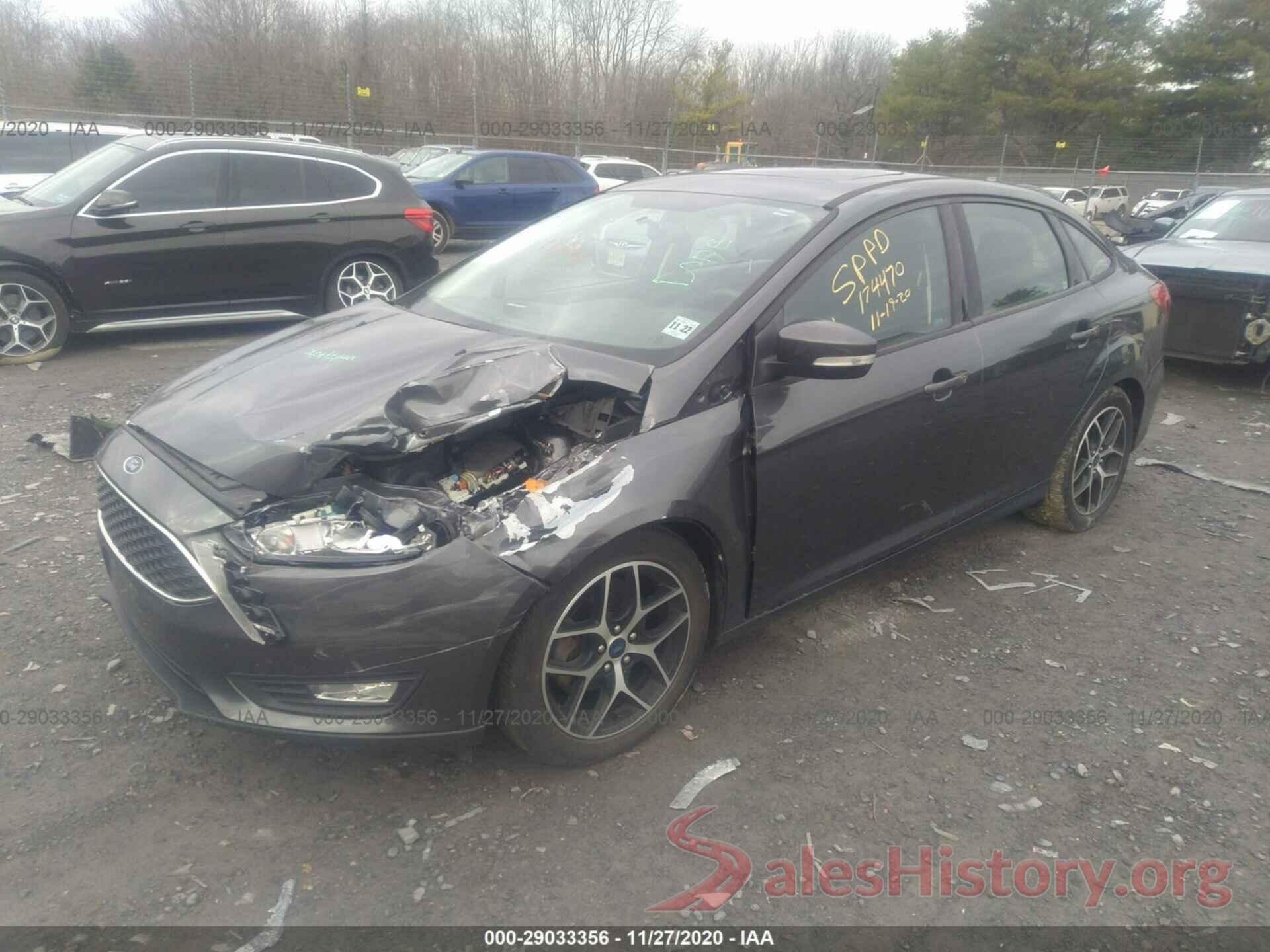 1FADP3H24HL345374 2017 FORD FOCUS