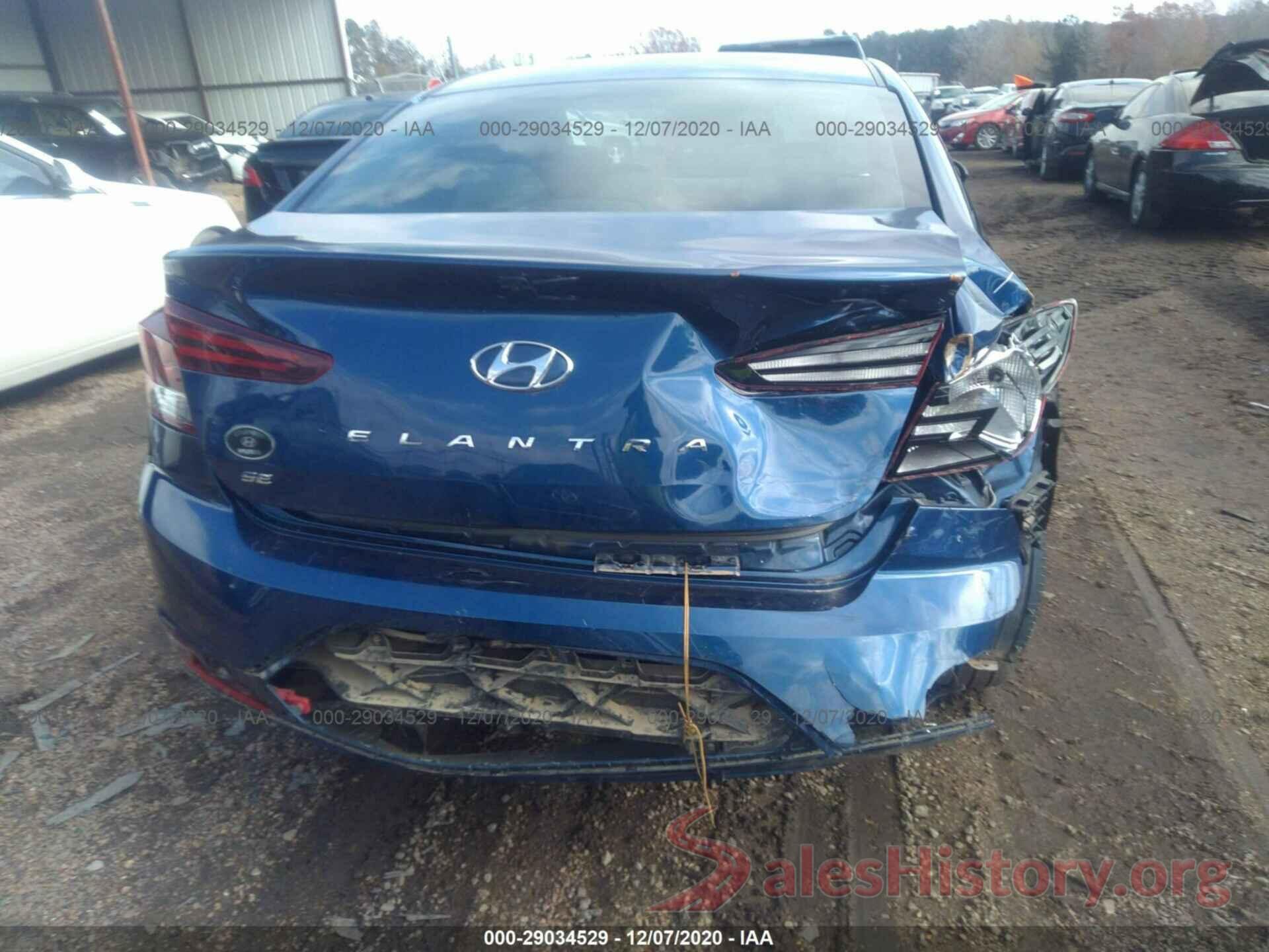 5NPD74LF5LH526118 2020 HYUNDAI ELANTRA