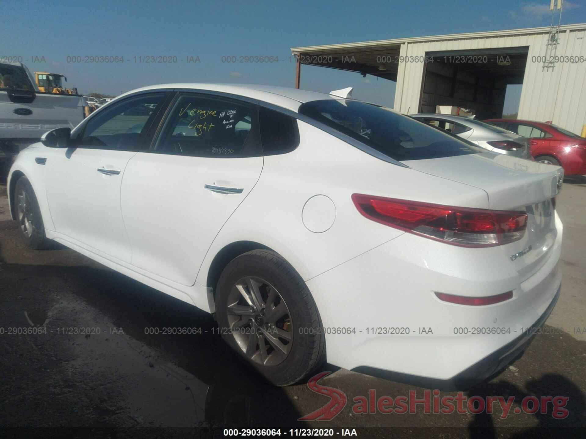 5XXGT4L32KG298572 2019 KIA OPTIMA