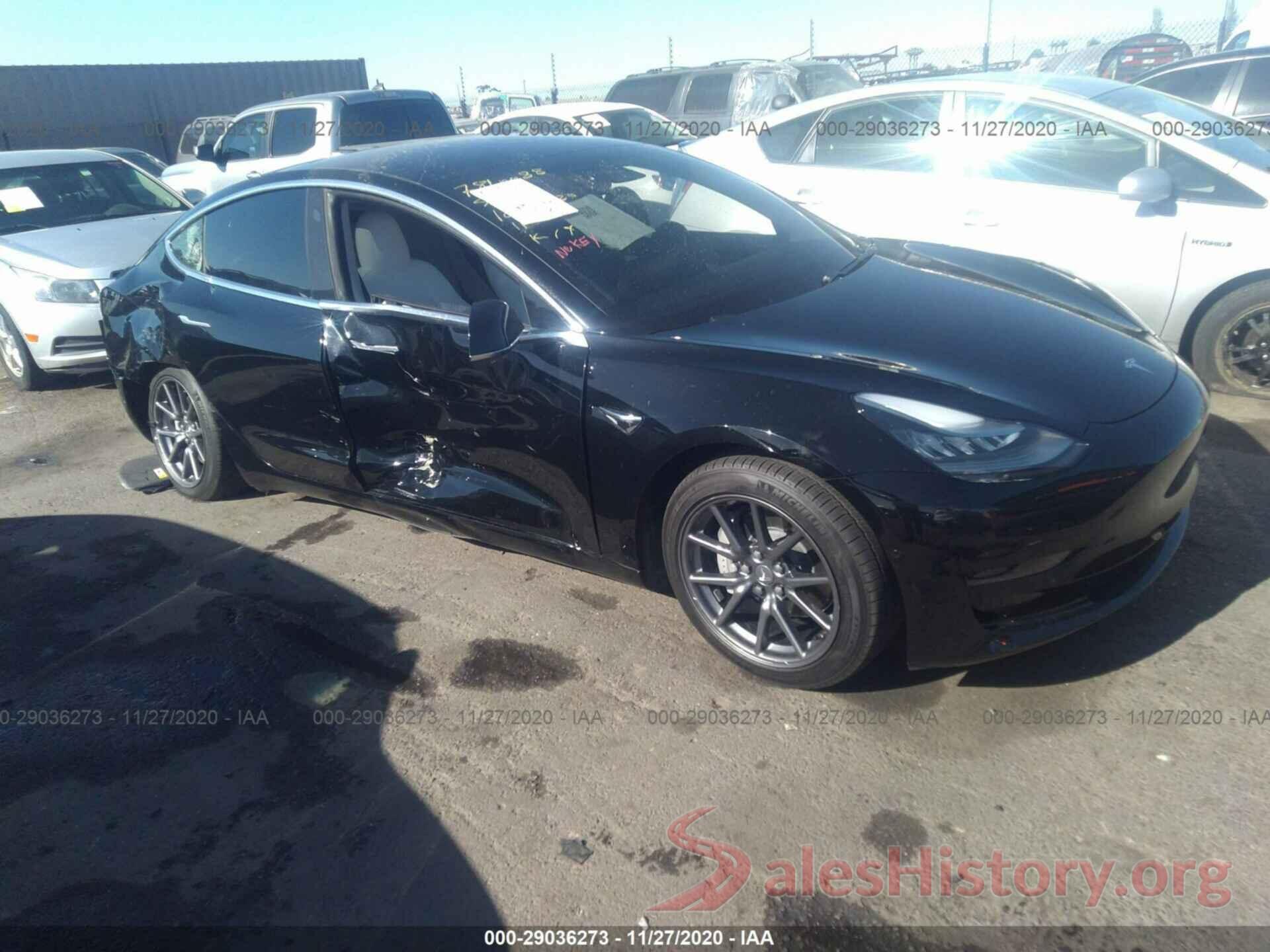 5YJ3E1EA0LF661989 2020 TESLA MODEL 3