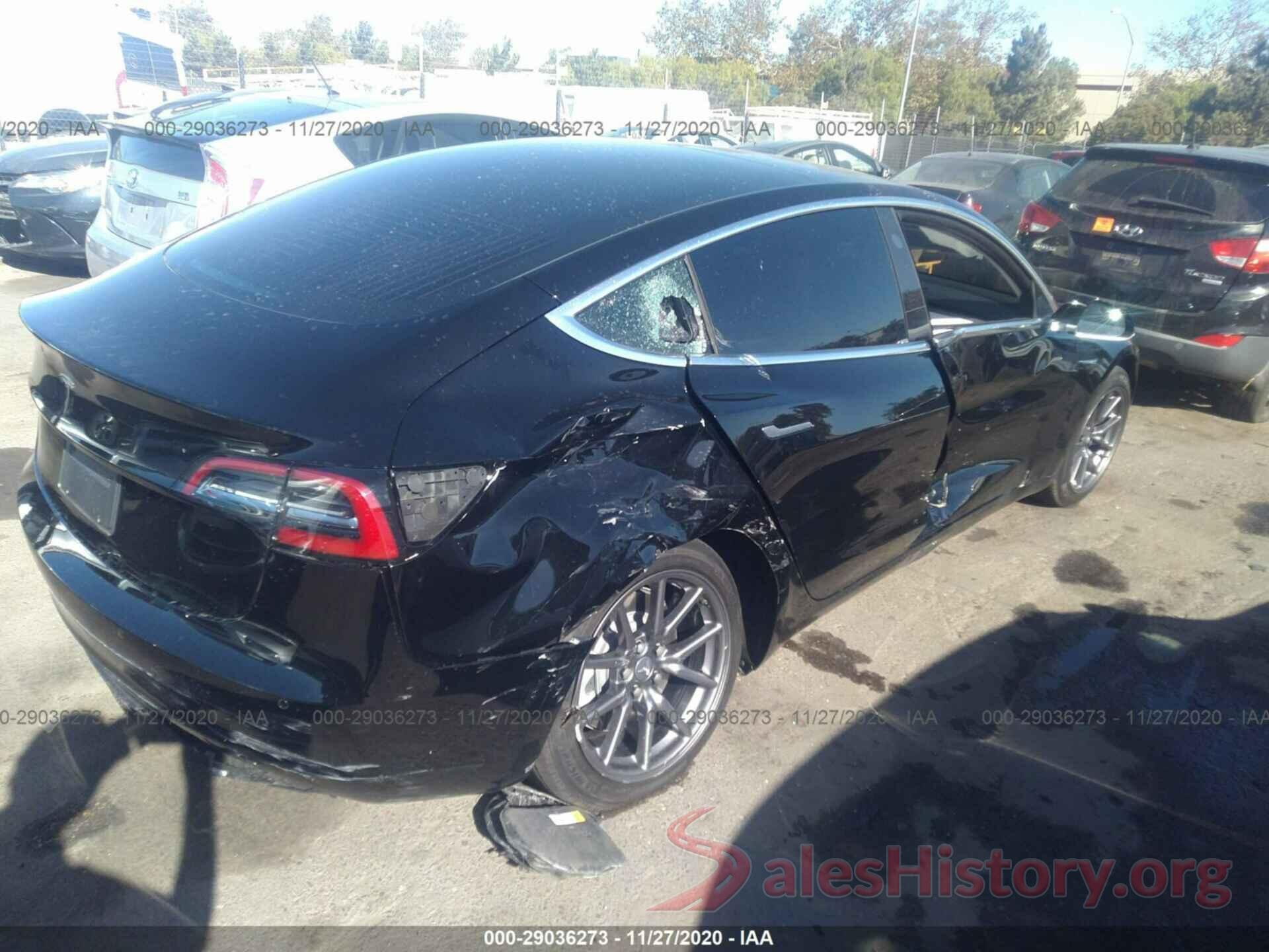 5YJ3E1EA0LF661989 2020 TESLA MODEL 3