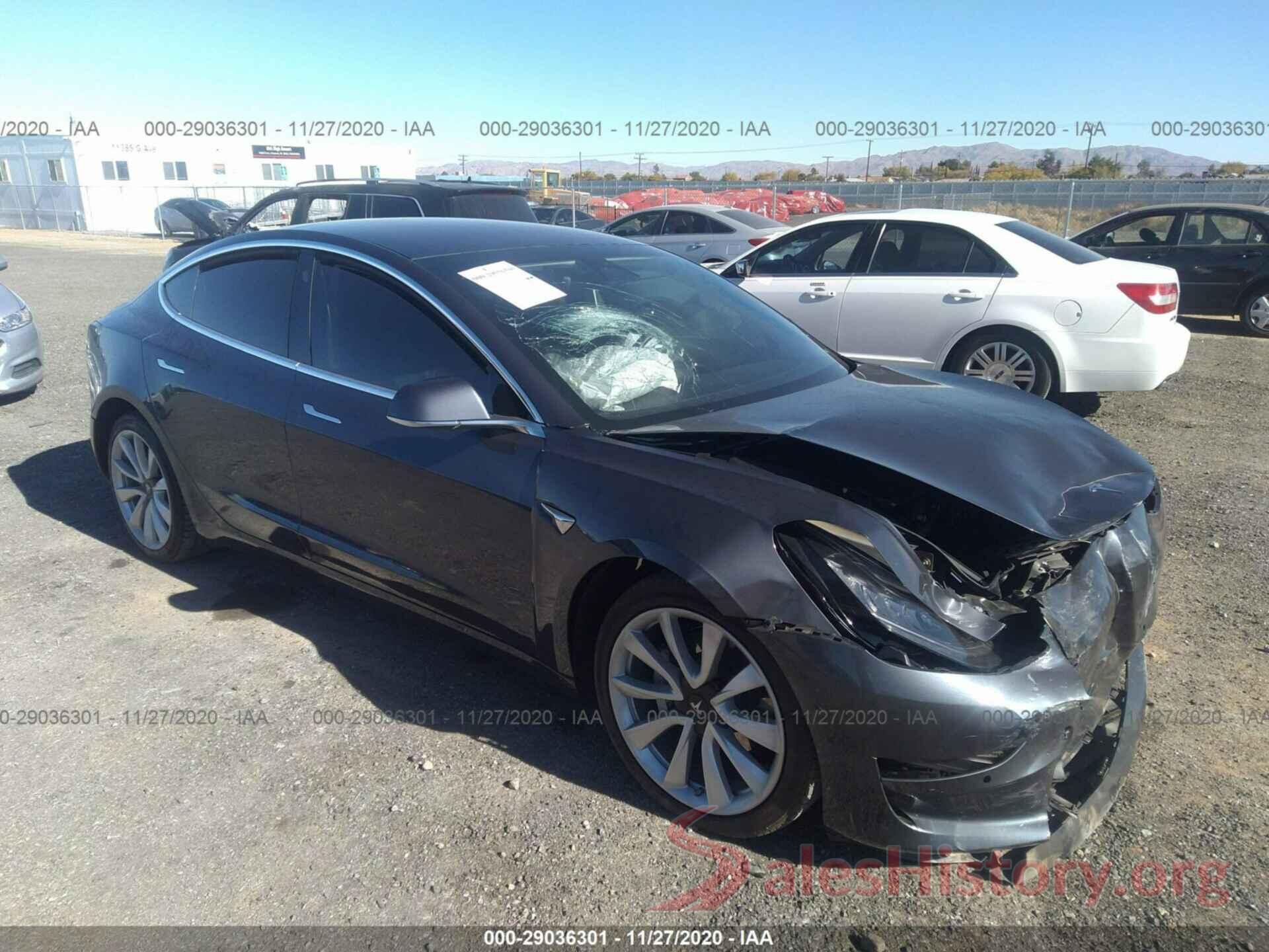 5YJ3E1EB6JF087274 2018 TESLA MODEL 3