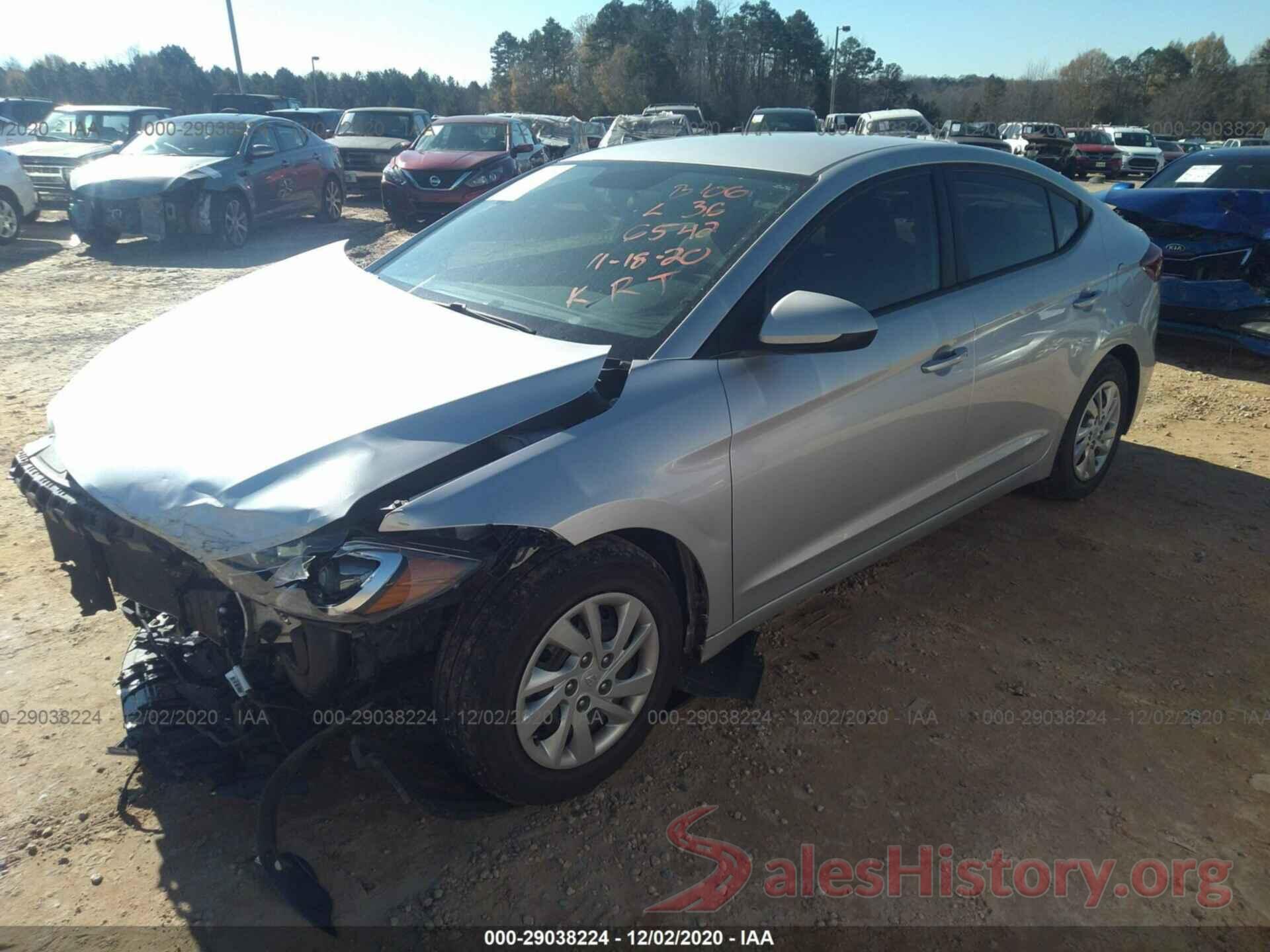 5NPD74LF0HH196542 2017 HYUNDAI ELANTRA