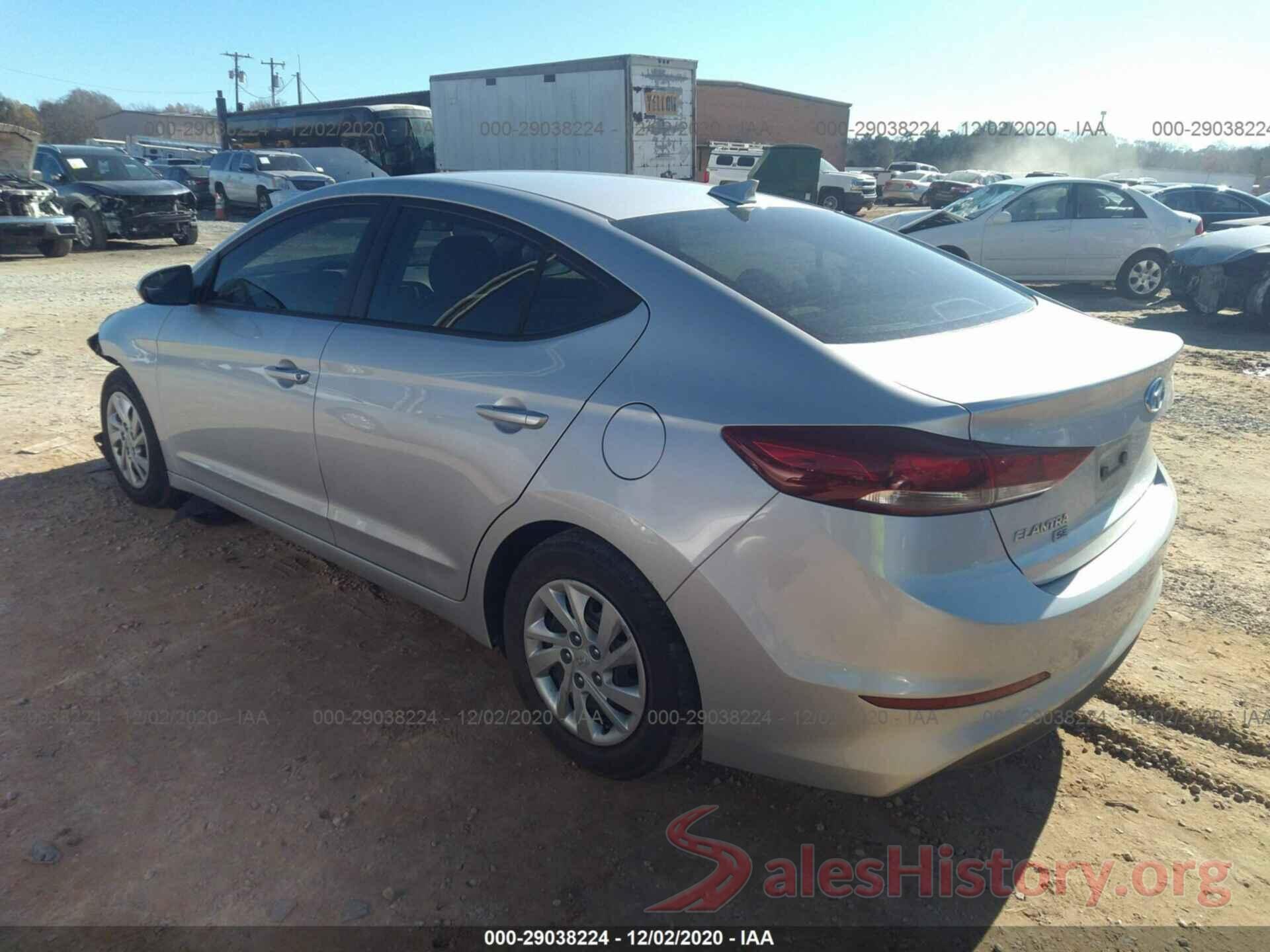 5NPD74LF0HH196542 2017 HYUNDAI ELANTRA